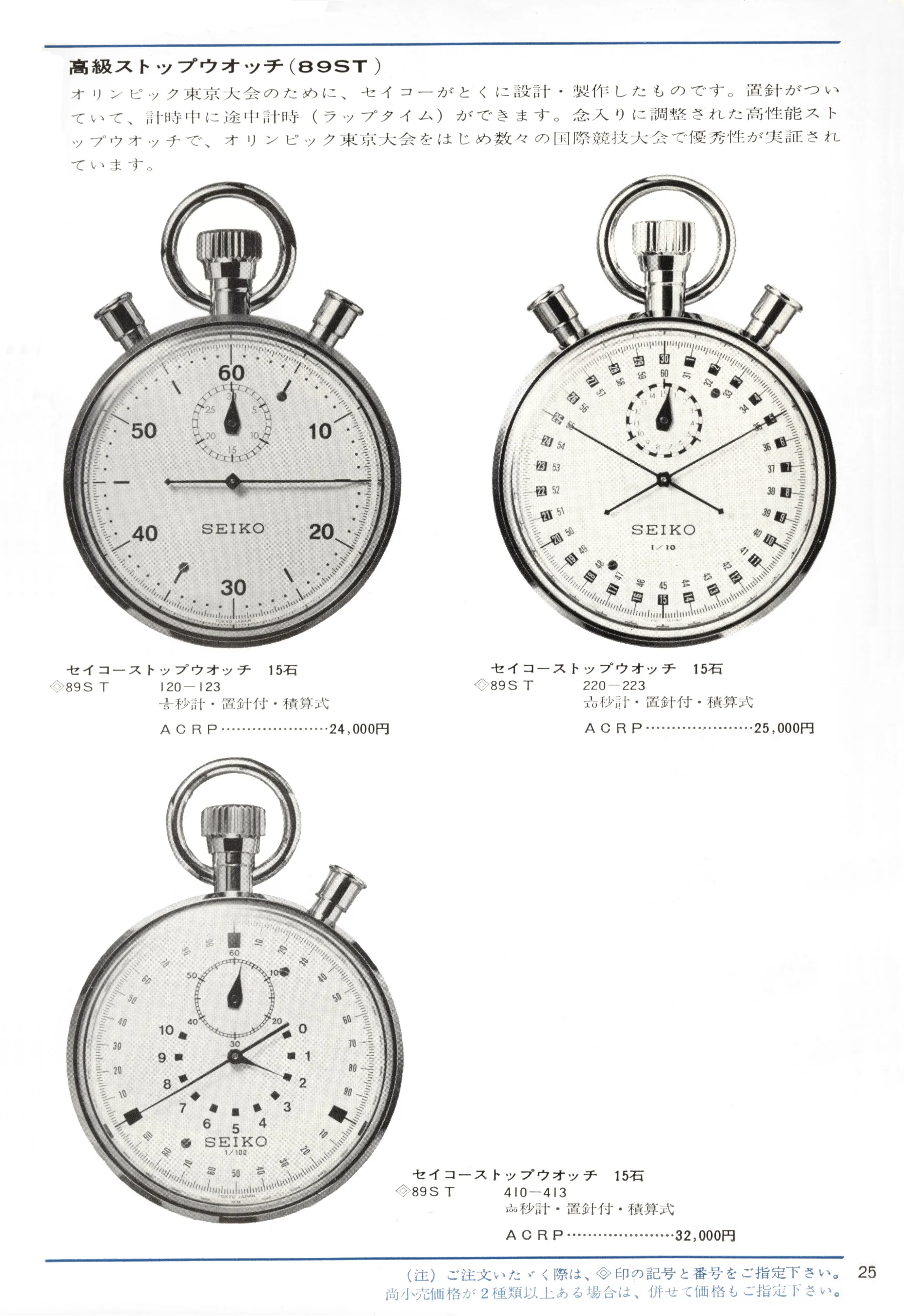 Seiko 1966, Scan page 25. Use the selection controls to identify a watch.