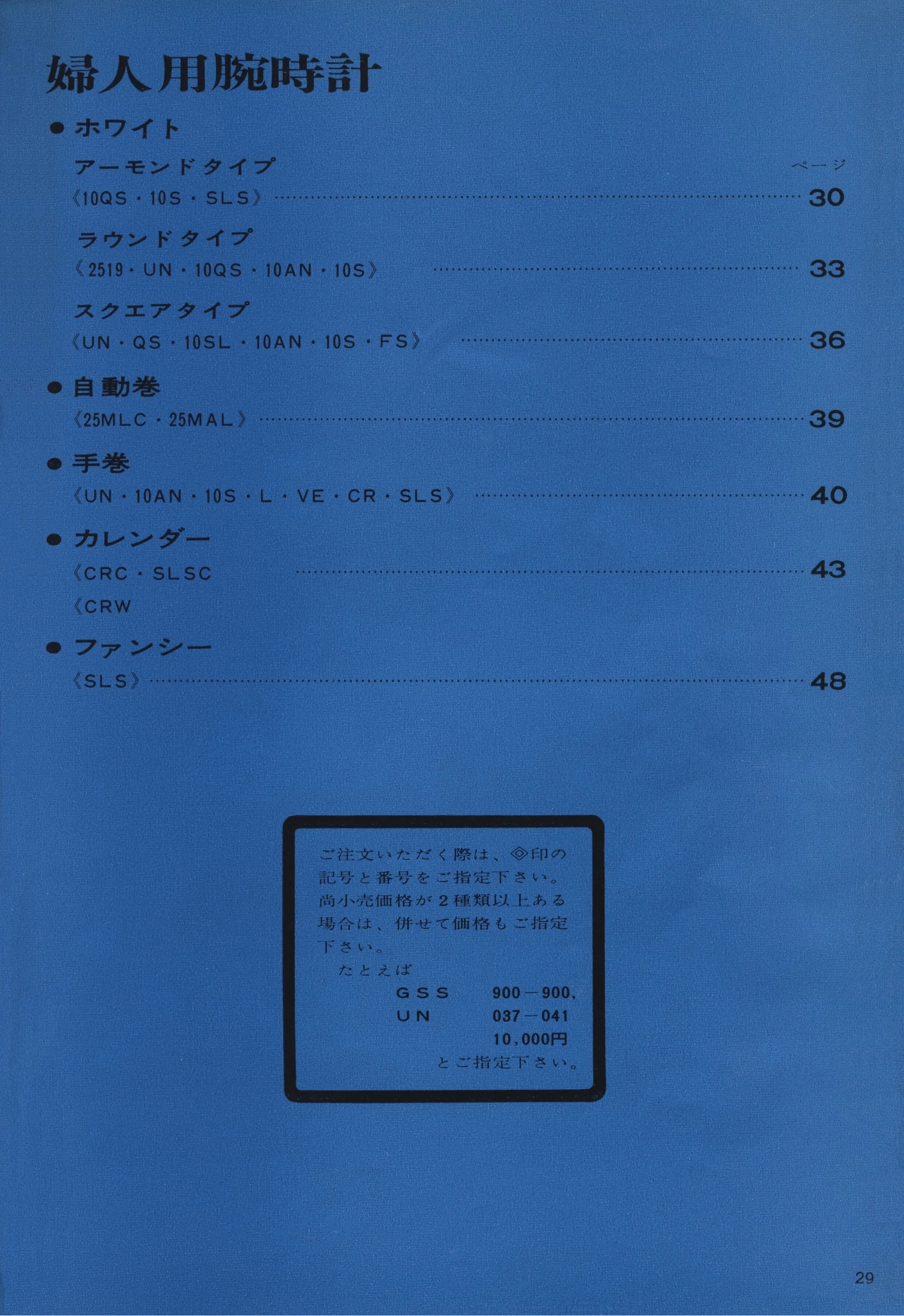 Seiko 1966, Scan page 29. Use the selection controls to identify a watch.