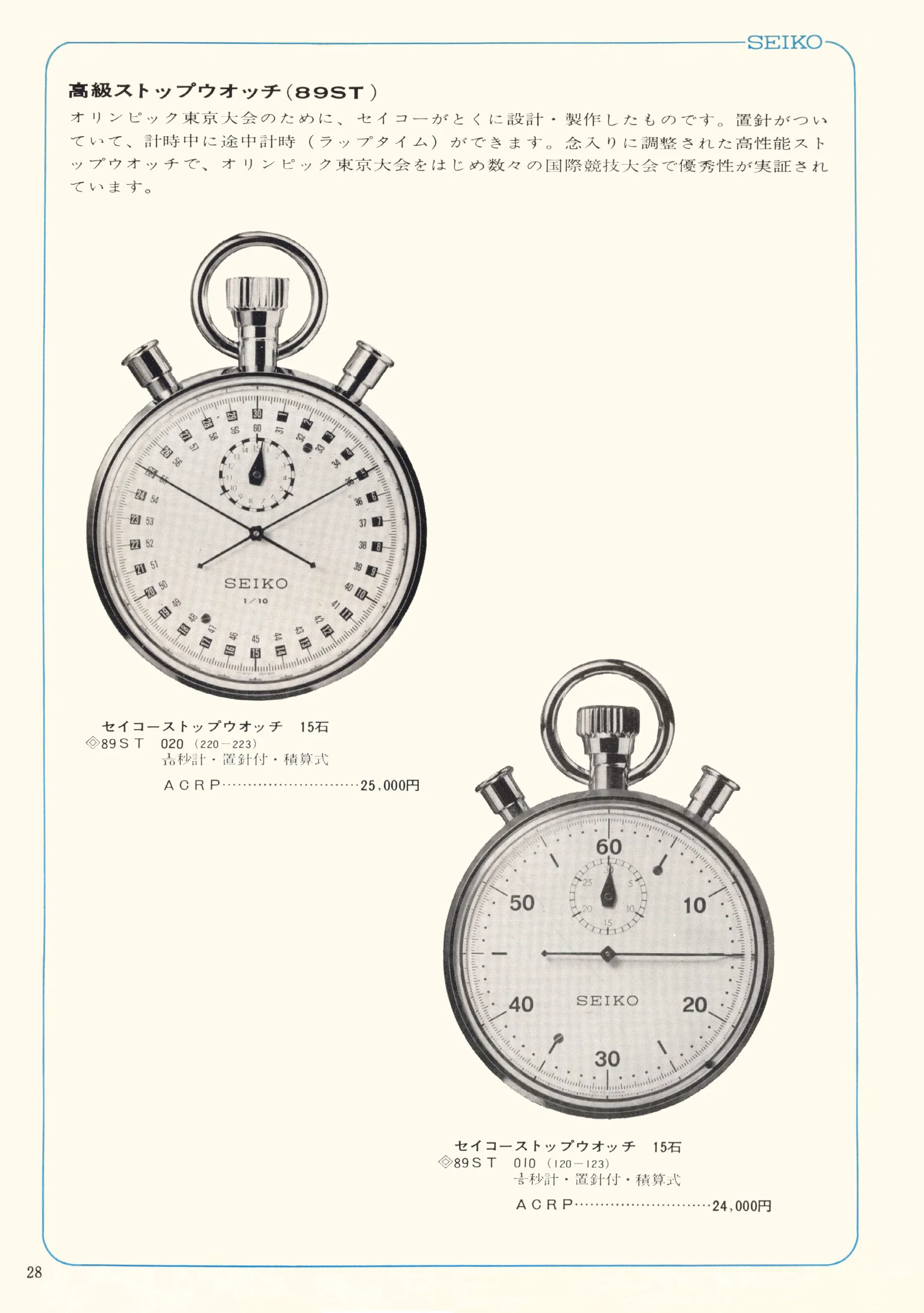 Seiko 1967, Scan page 28. Use the selection controls to identify a watch.
