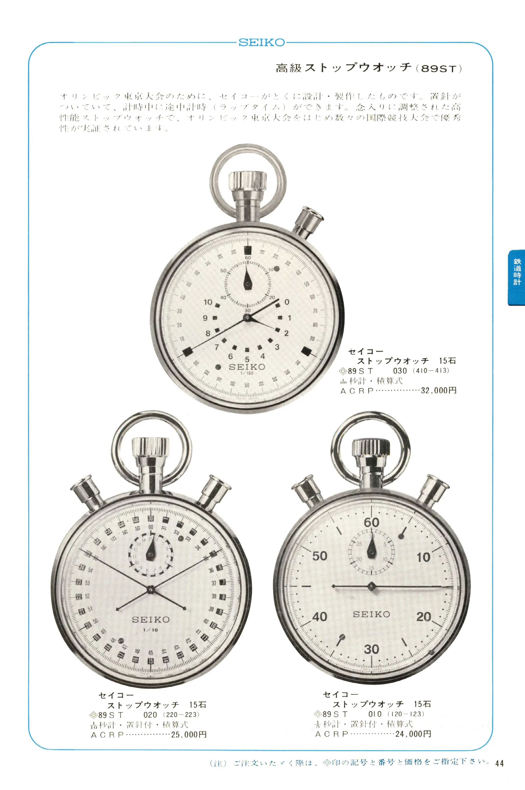 Seiko 1968, Scan page 45. Use the selection controls to identify a watch.