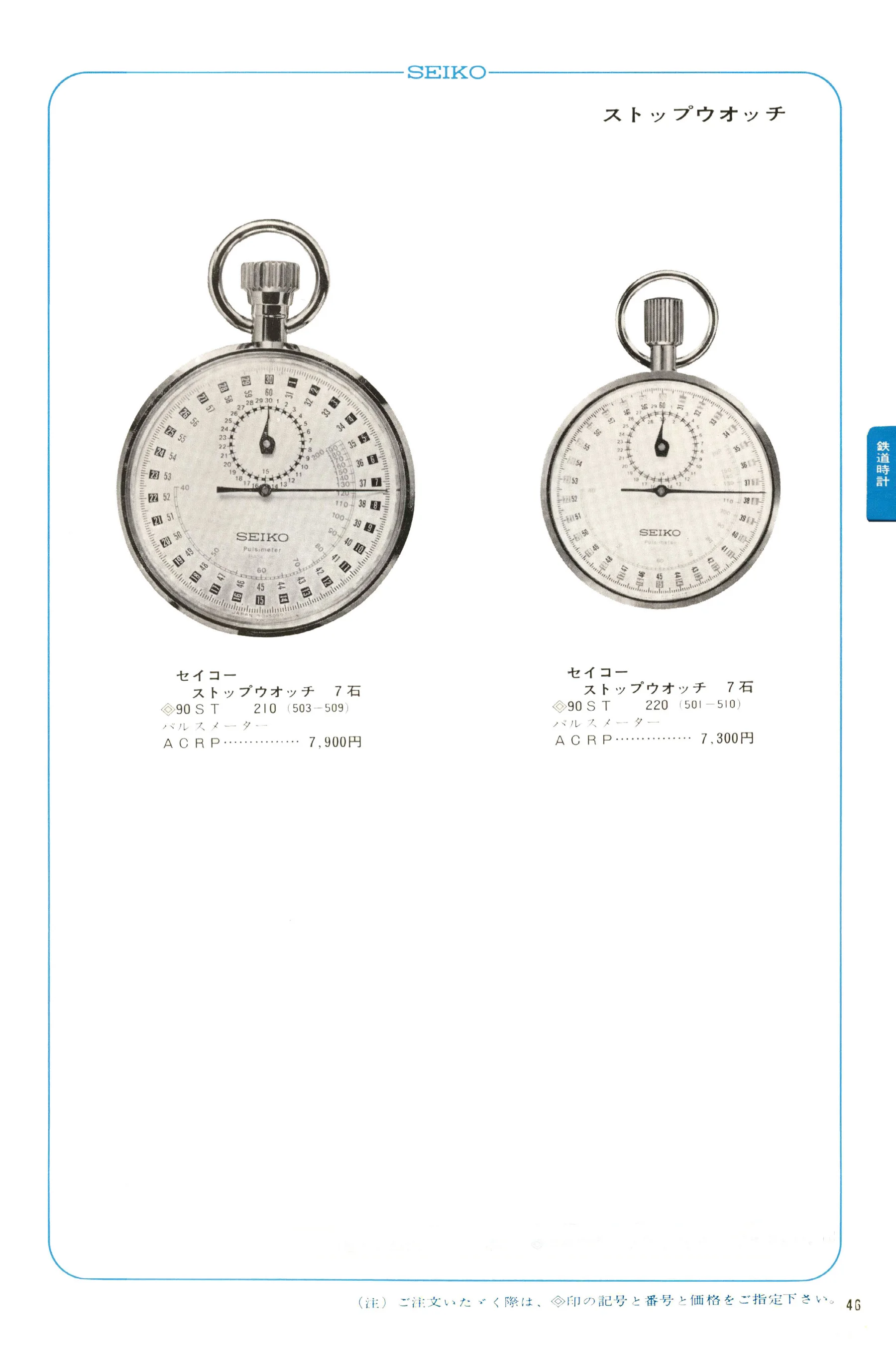 Seiko 1968, Scan page 47. Use the selection controls to identify a watch.
