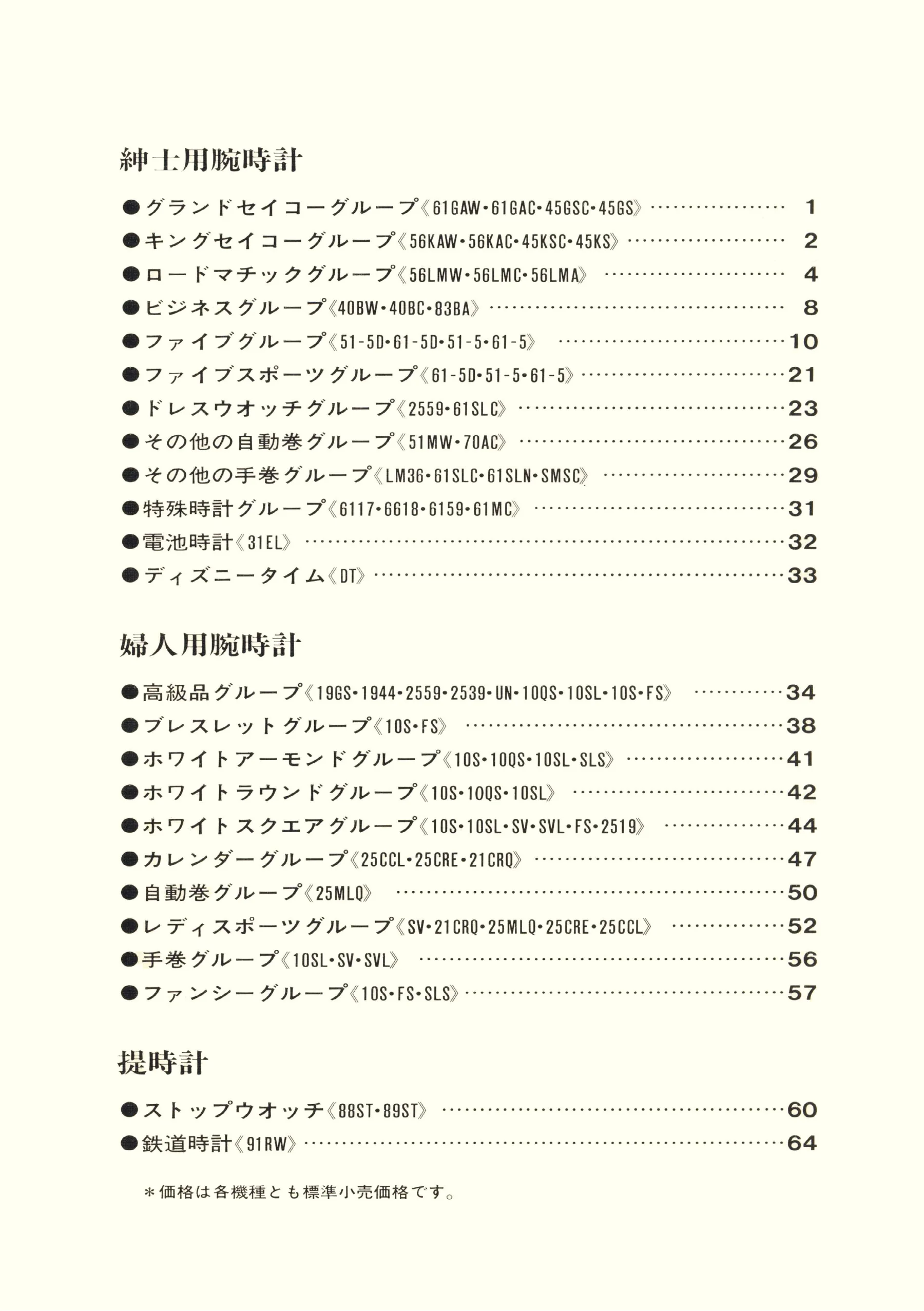 Seiko 1969, Scan page 2. Use the selection controls to identify a watch.