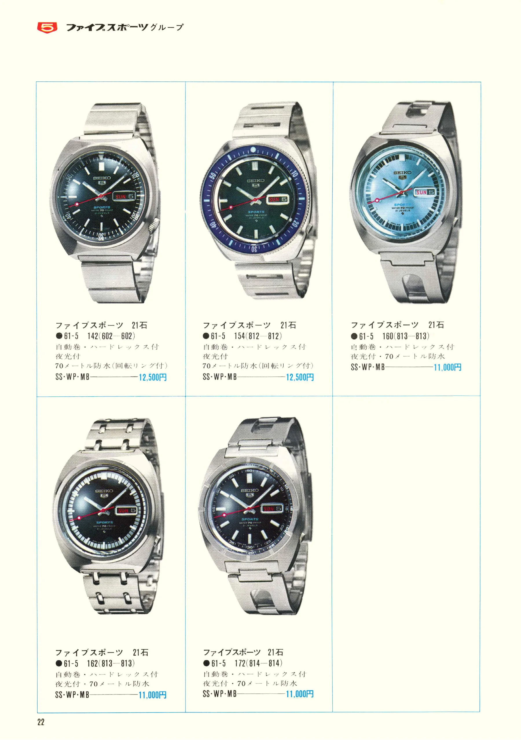 Seiko 1969, Scan page 24. Use the selection controls to identify a watch.