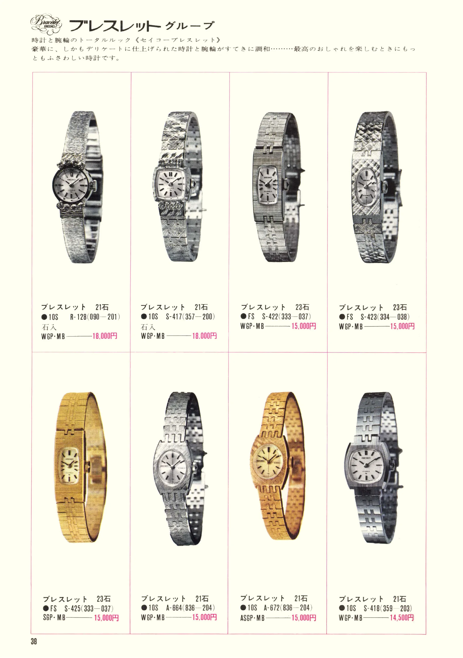 Seiko 1969, Scan page 40. Use the selection controls to identify a watch.