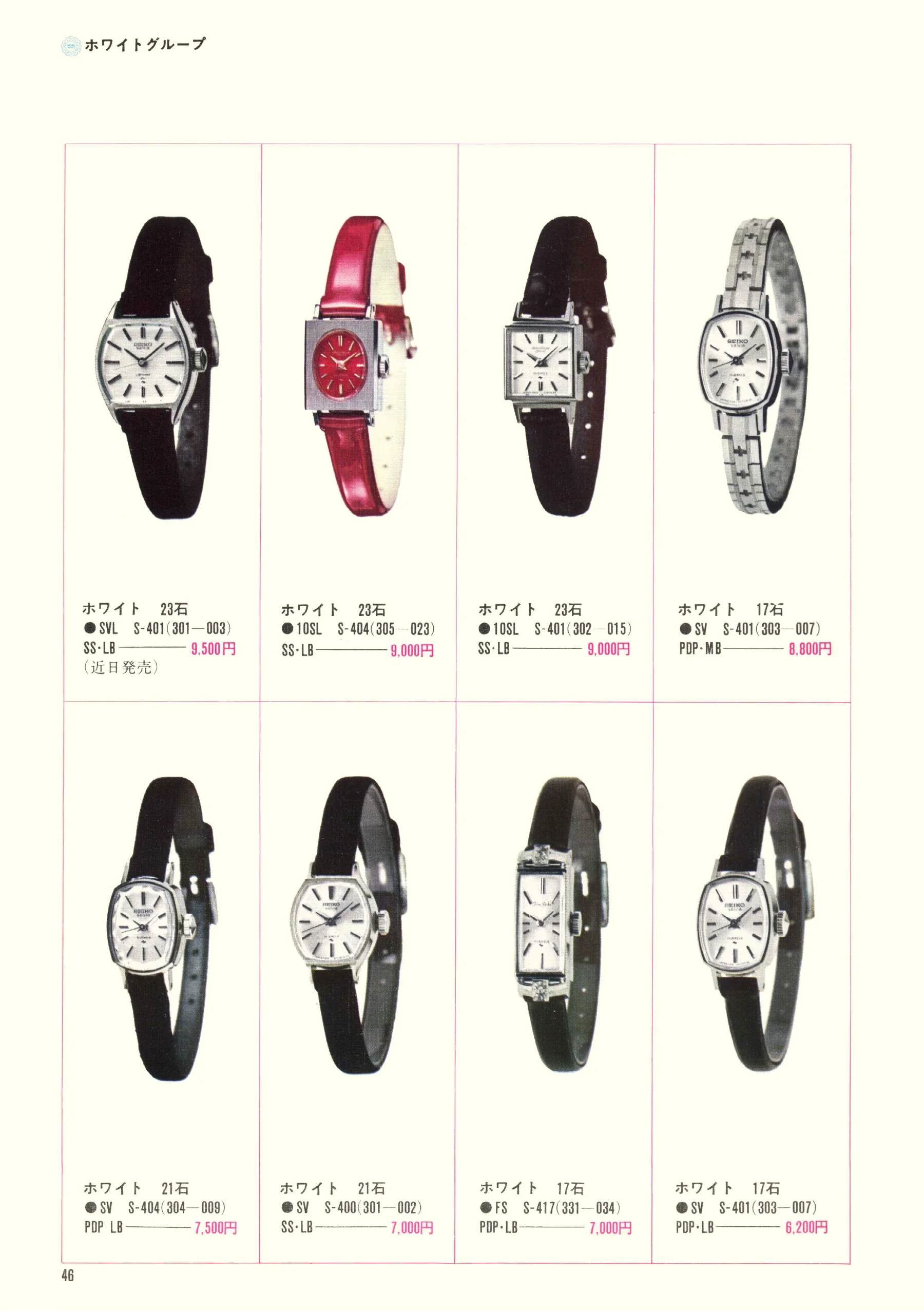 Seiko 1969, Scan page 48. Use the selection controls to identify a watch.