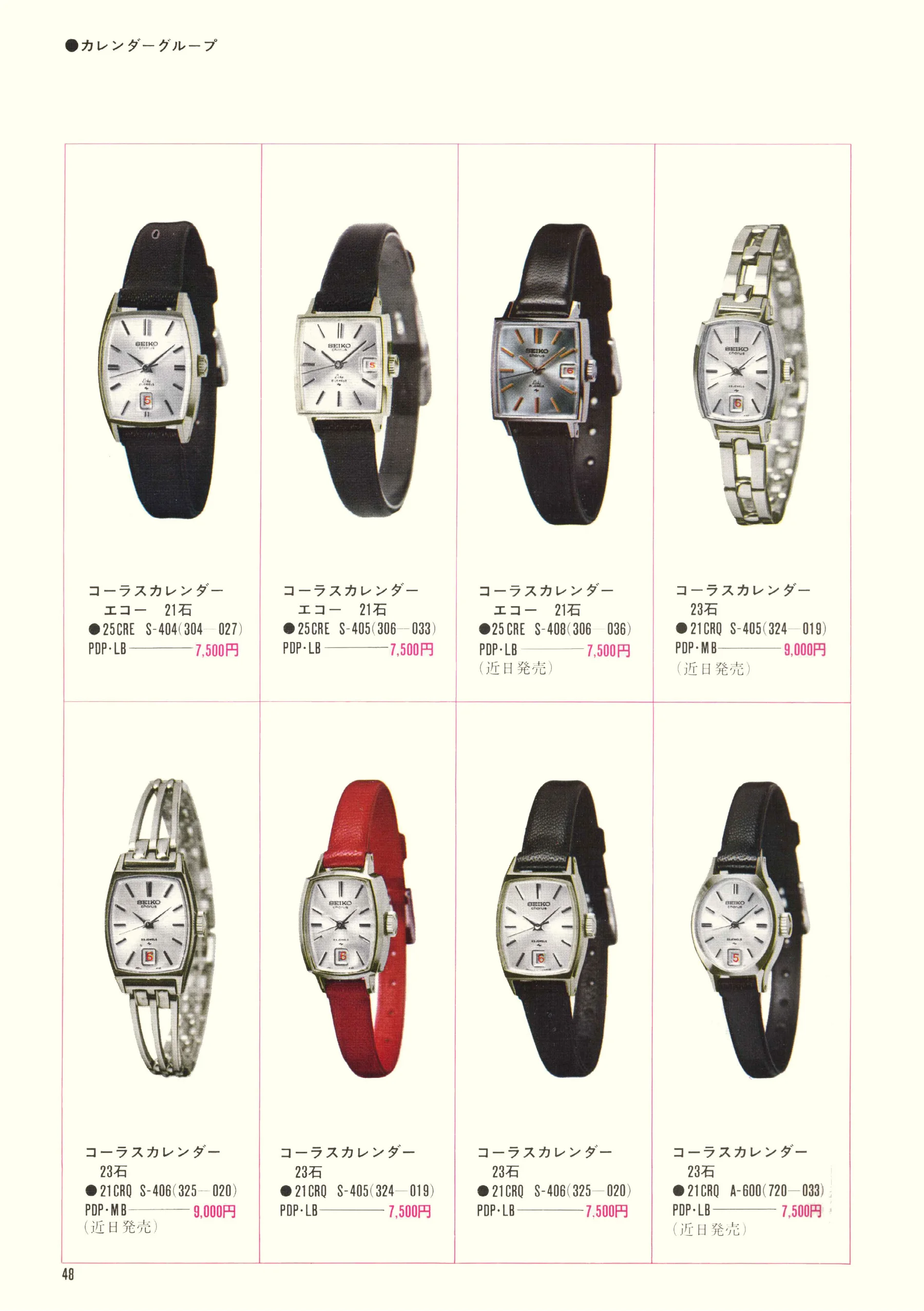 Seiko 1969, Scan page 50. Use the selection controls to identify a watch.