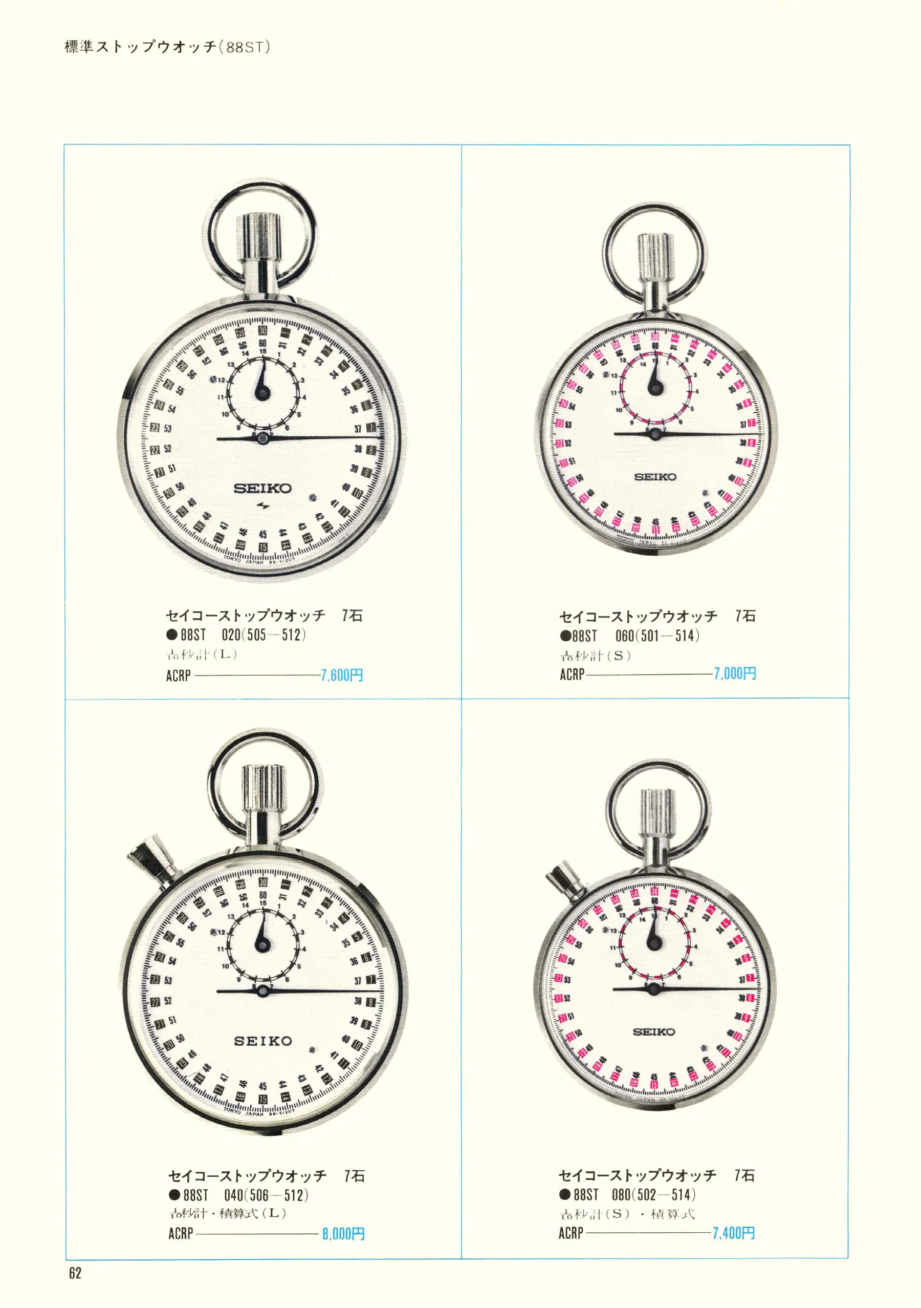 Seiko 1969, Scan page 64. Use the selection controls to identify a watch.