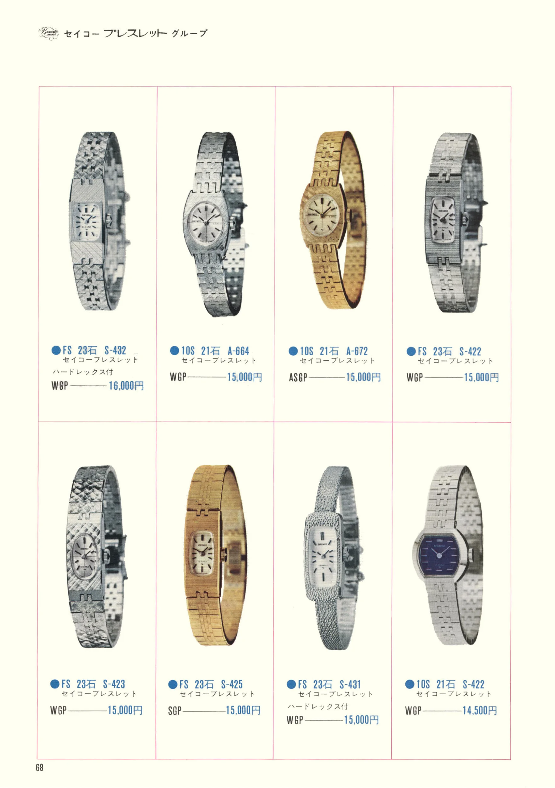 Seiko 1970, Scan page 70. Use the selection controls to identify a watch.