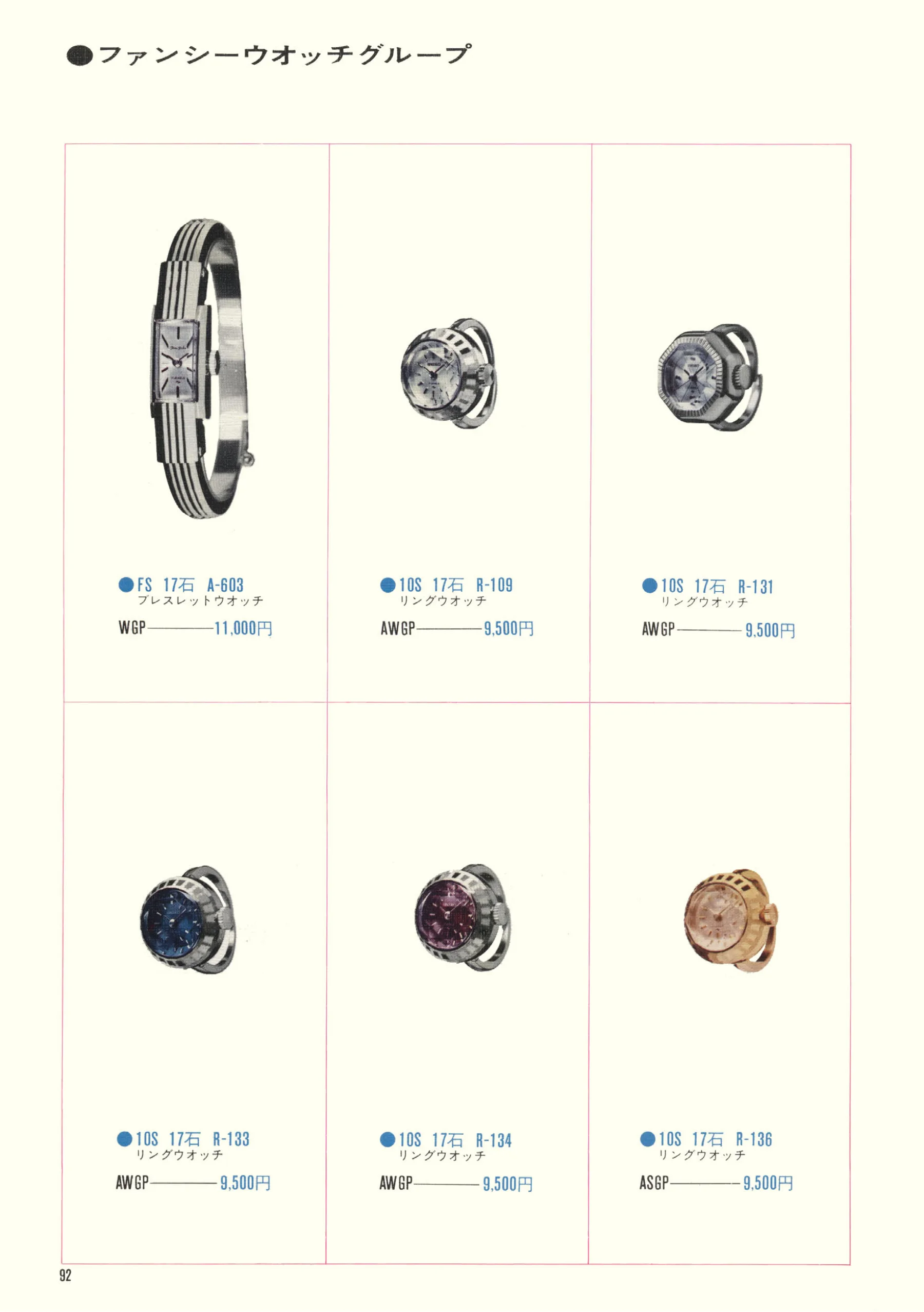 Seiko 1970, Scan page 94. Use the selection controls to identify a watch.