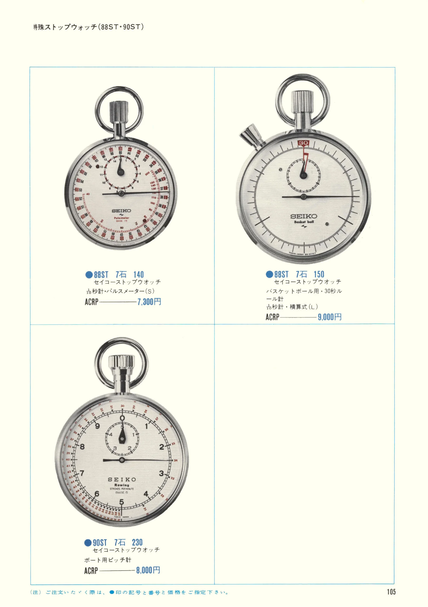 Seiko 1970, Scan page 107. Use the selection controls to identify a watch.
