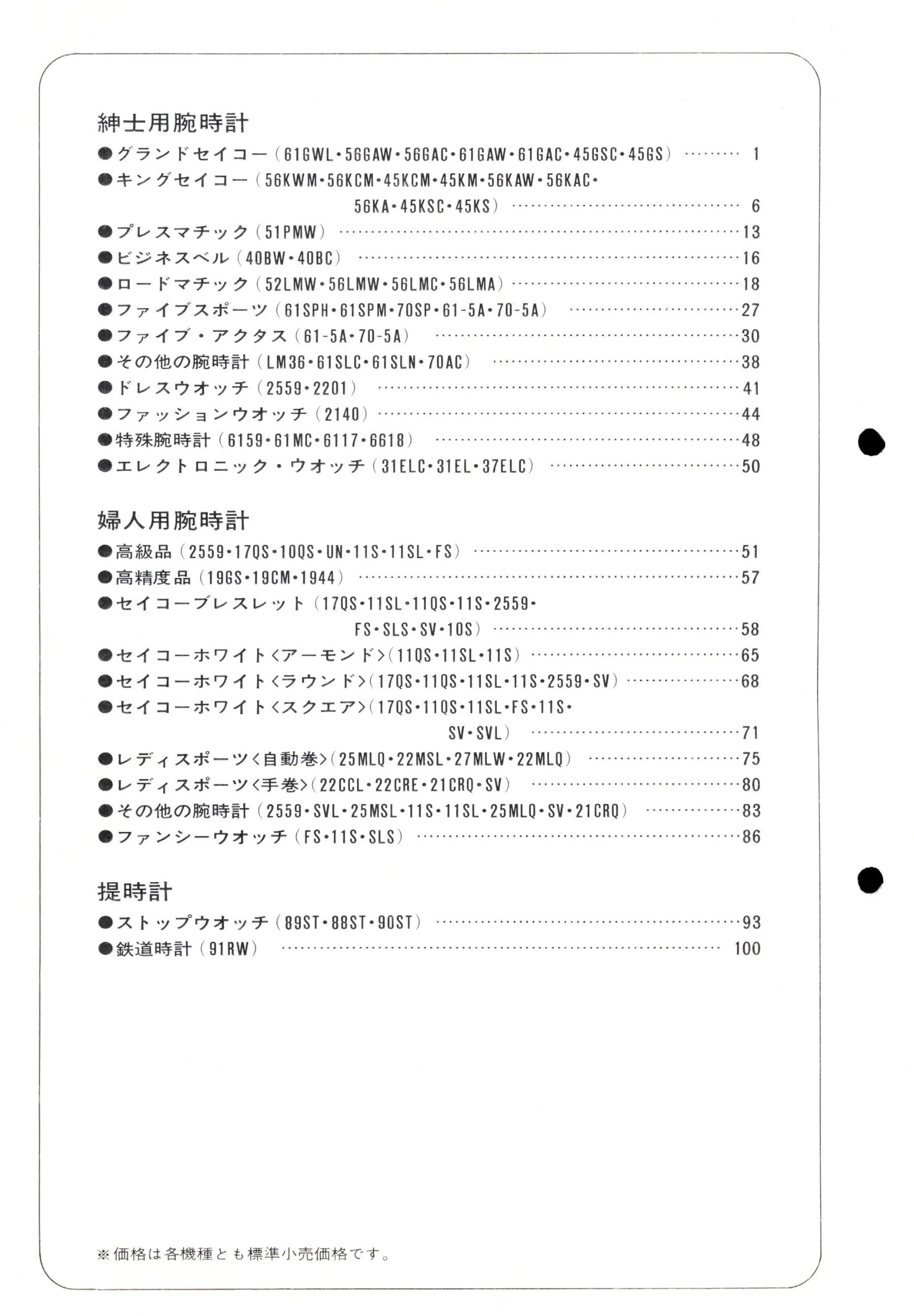 Seiko 1971, Scan page 2. Use the selection controls to identify a watch.