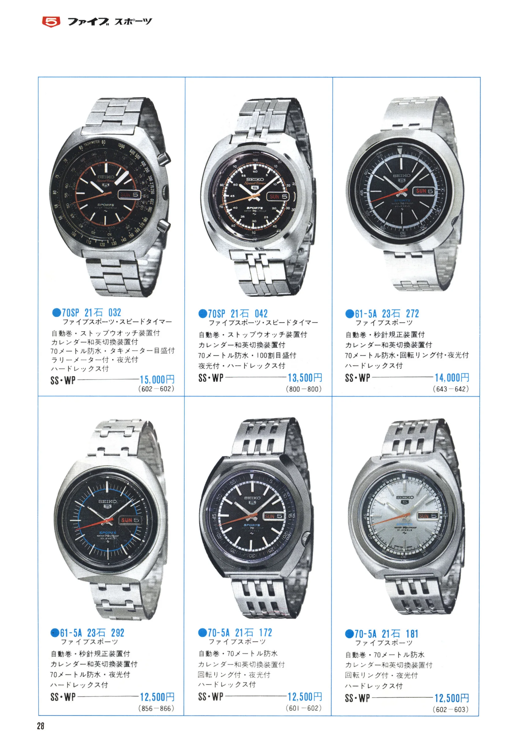Seiko 1971, Scan page 30. Use the selection controls to identify a watch.