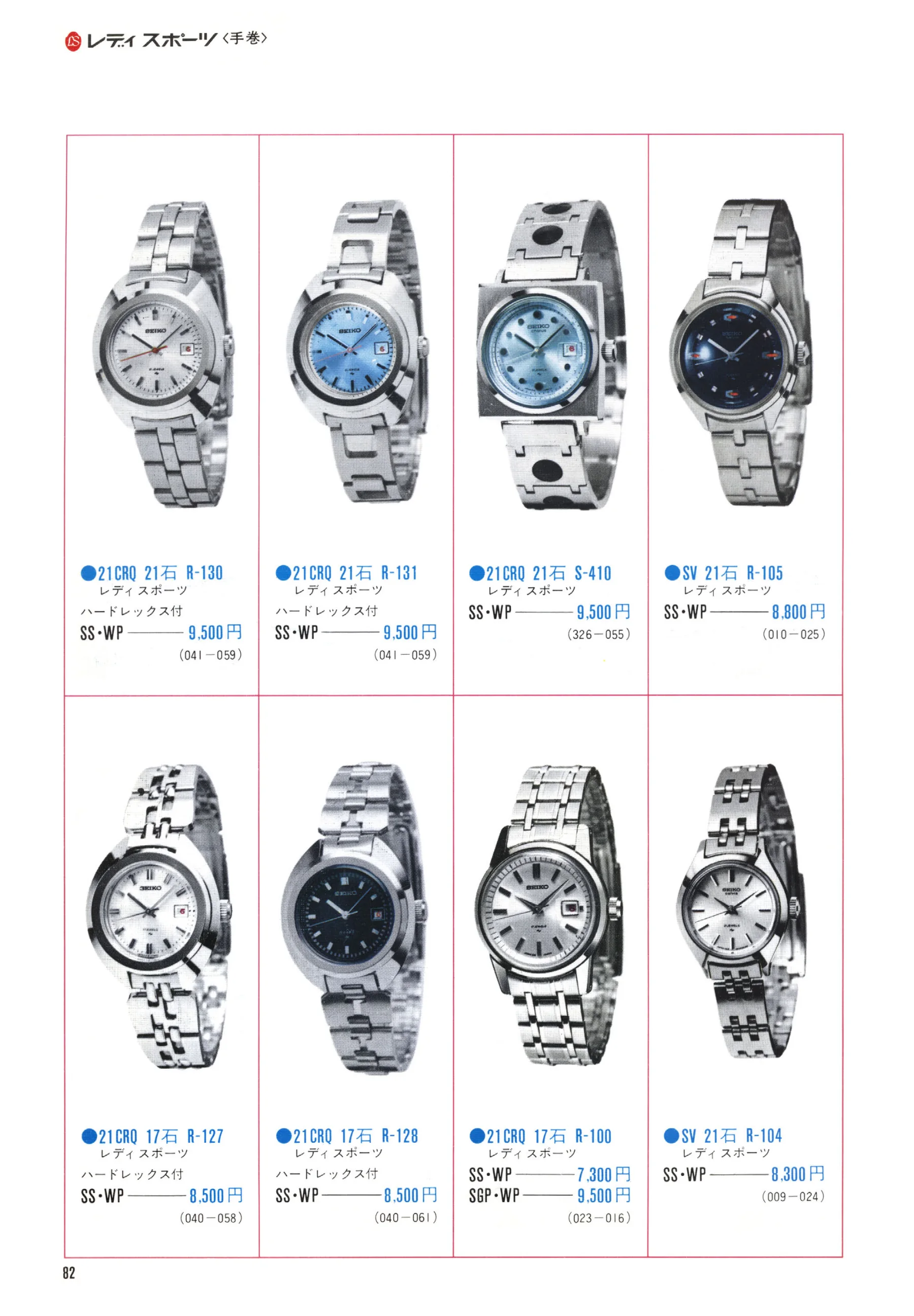 Seiko 1971, Scan page 84. Use the selection controls to identify a watch.