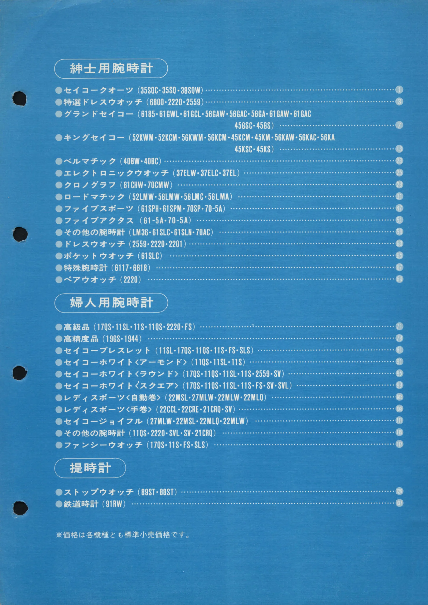 Seiko 1972, Scan page 2. Use the selection controls to identify a watch.