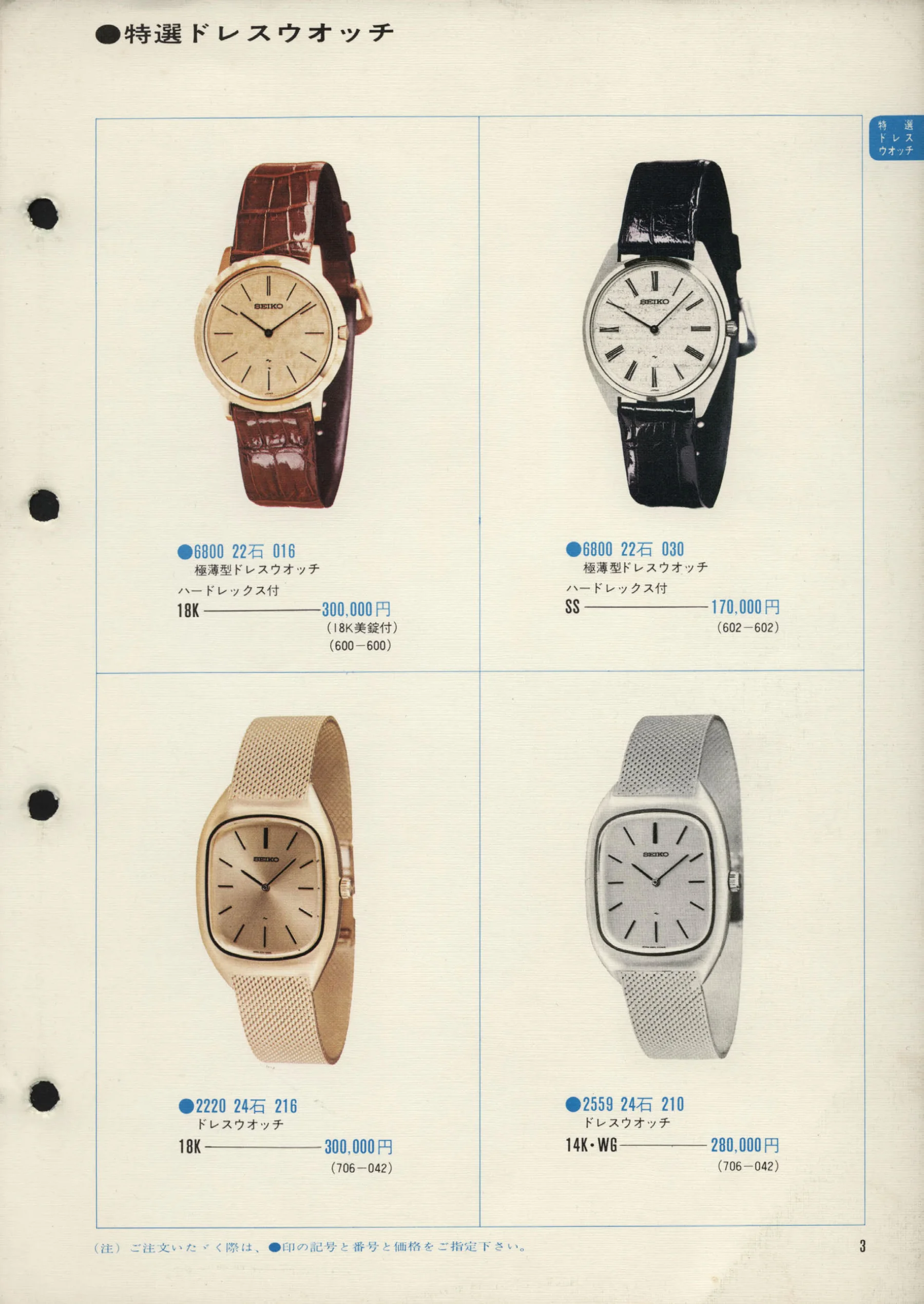 Seiko 1972, Scan page 6. Use the selection controls to identify a watch.