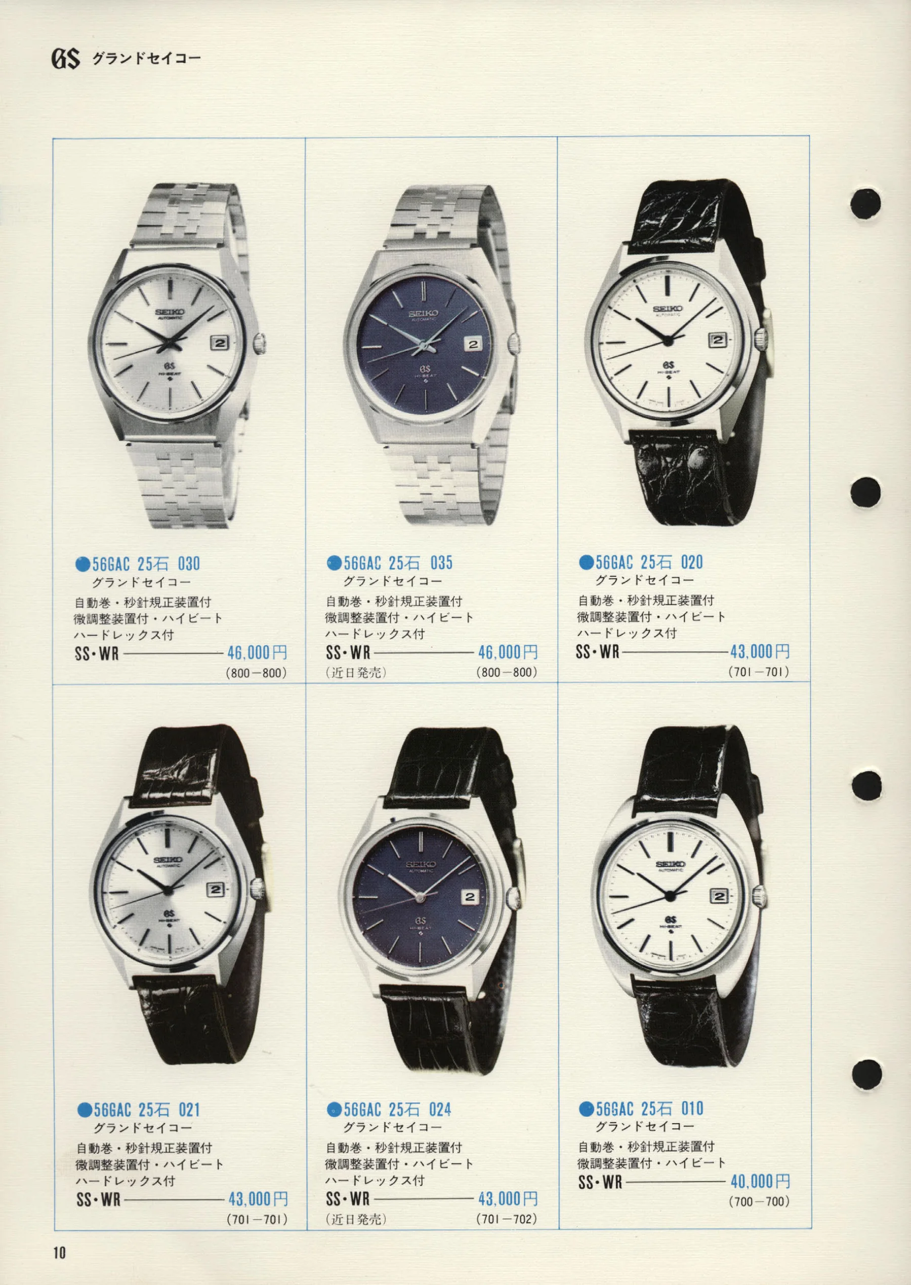 Seiko 1972, Scan page 13. Use the selection controls to identify a watch.