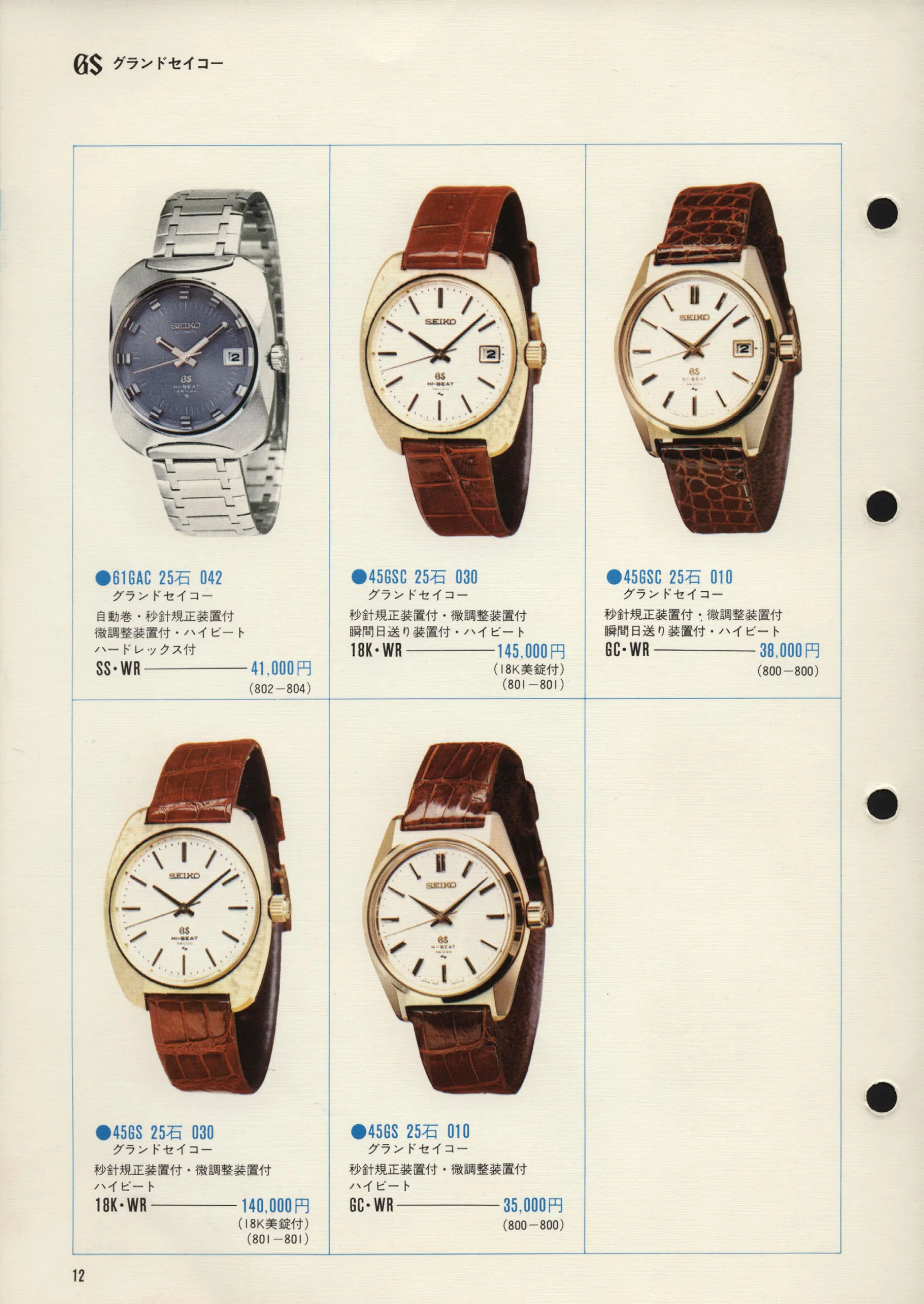 Seiko 1972, Scan page 15. Use the selection controls to identify a watch.