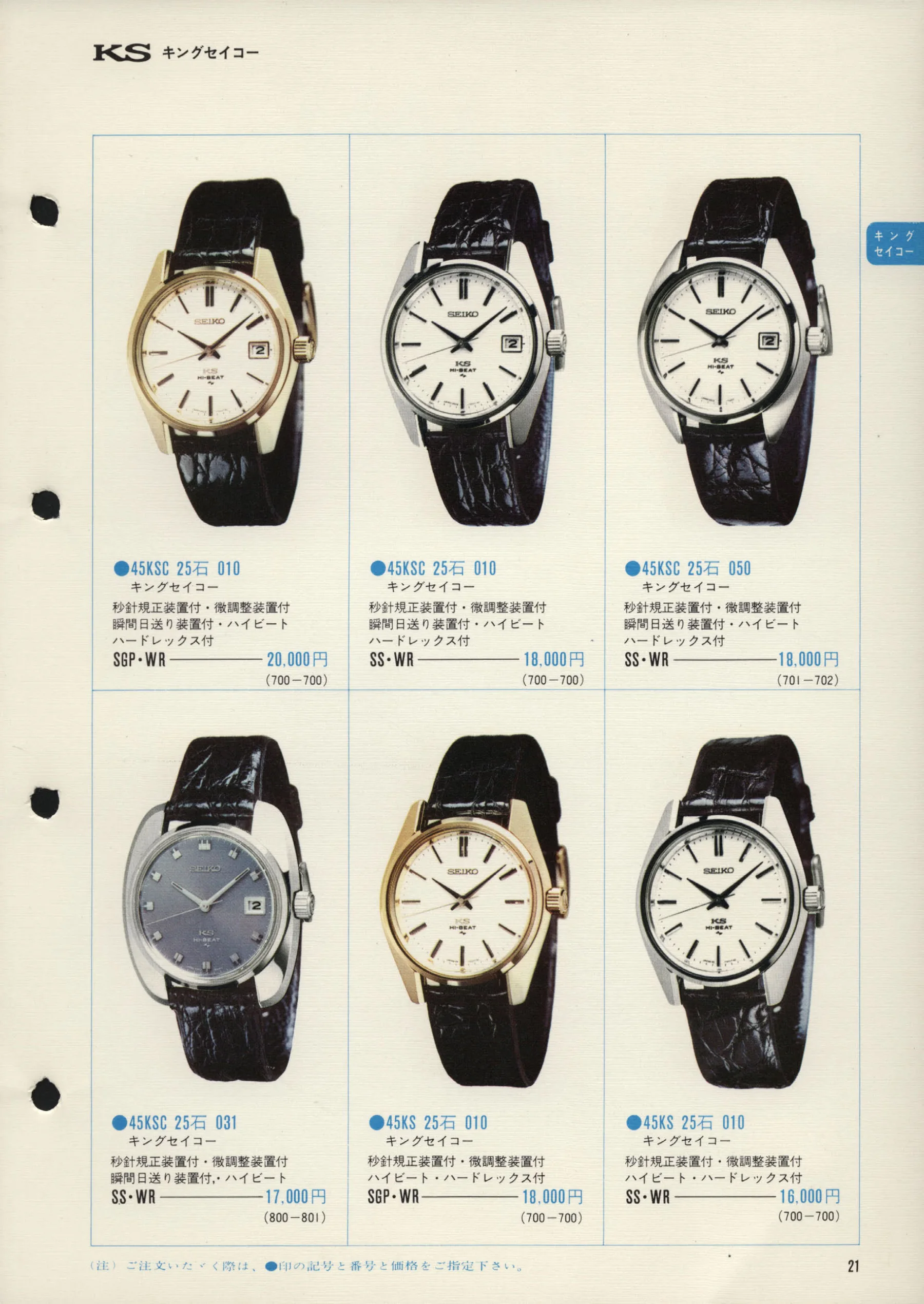 Seiko 1972, Scan page 24. Use the selection controls to identify a watch.