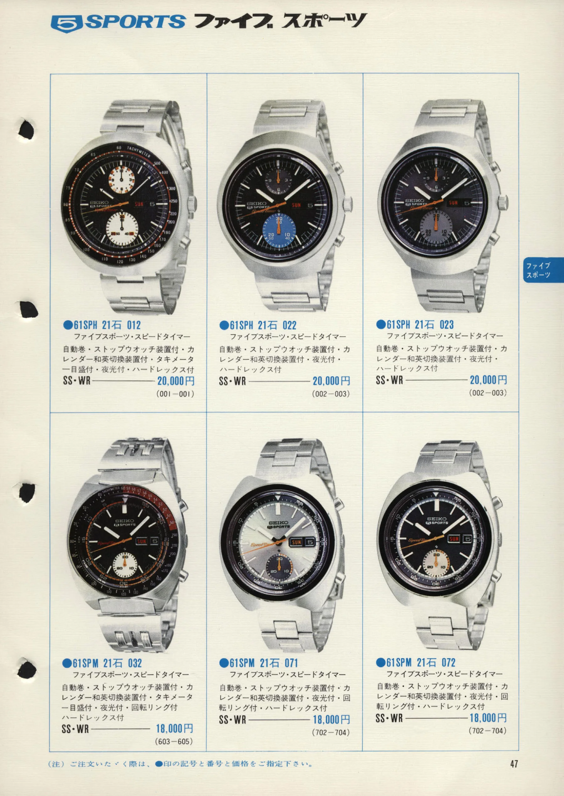 Seiko 1972, Scan page 50. Use the selection controls to identify a watch.