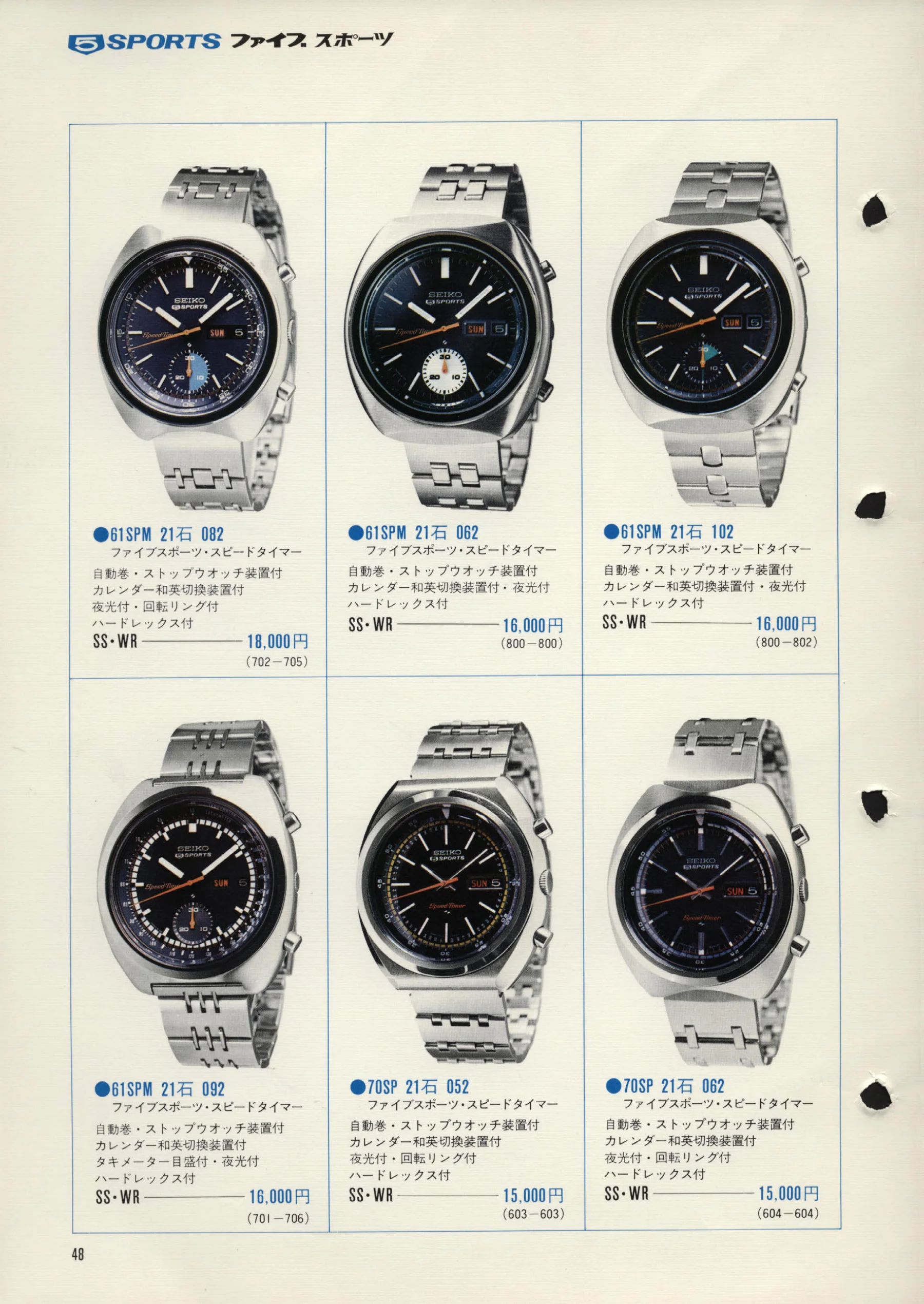 Seiko 1972, Scan page 51. Use the selection controls to identify a watch.