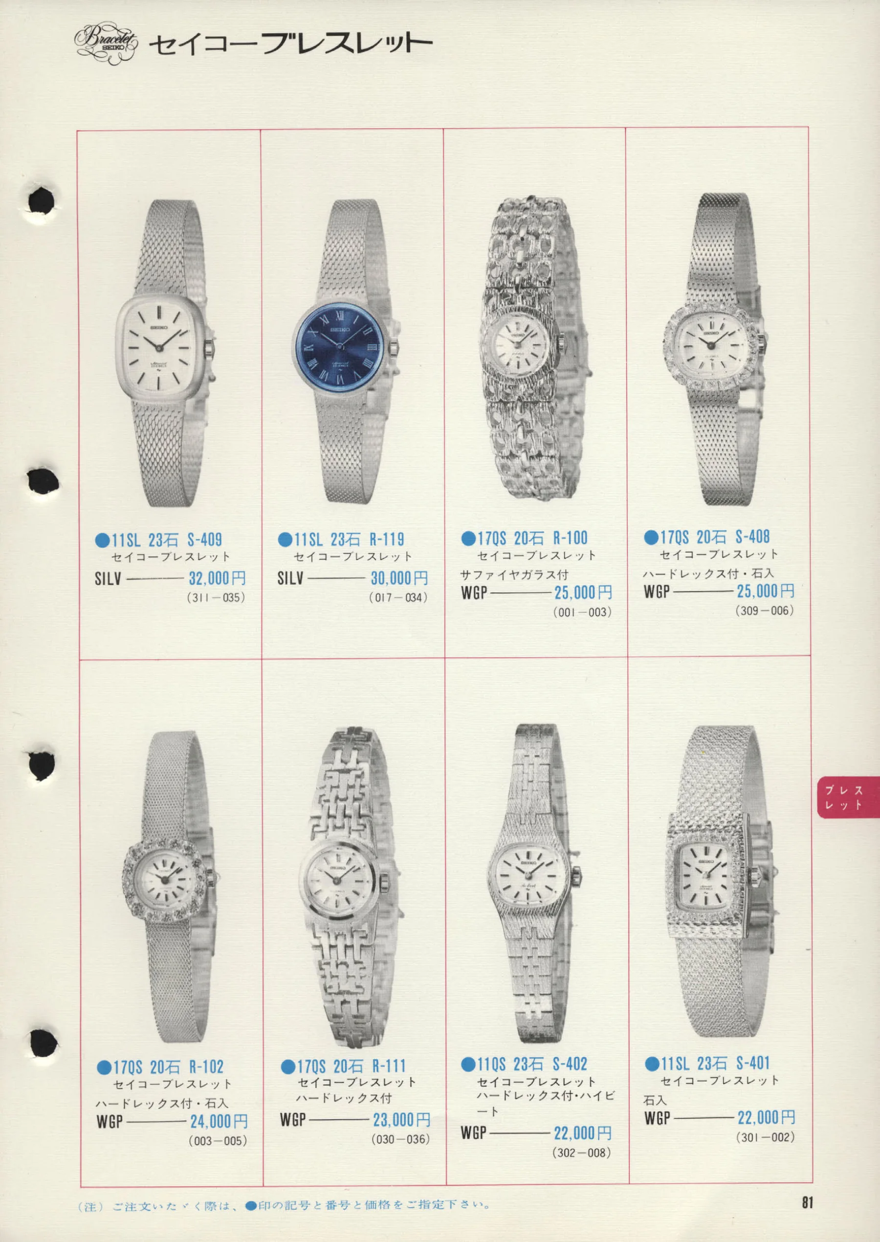 Seiko 1972, Scan page 84. Use the selection controls to identify a watch.
