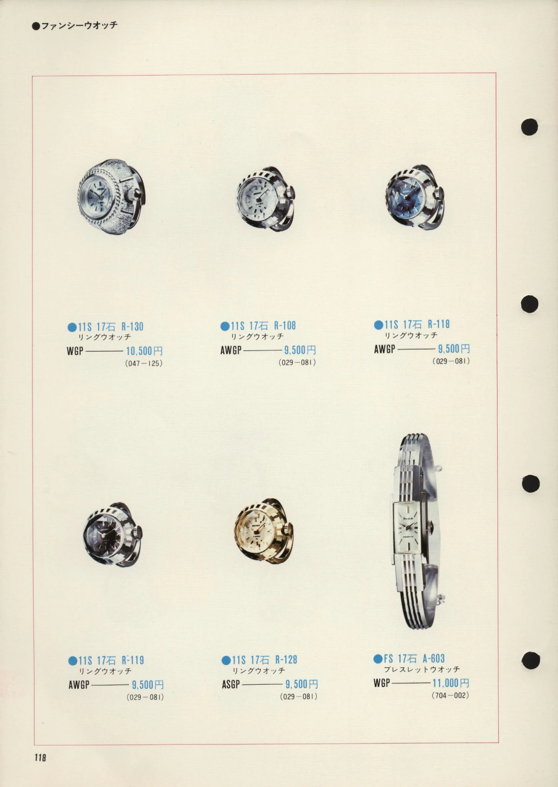 Seiko 1972, Scan page 121. Use the selection controls to identify a watch.