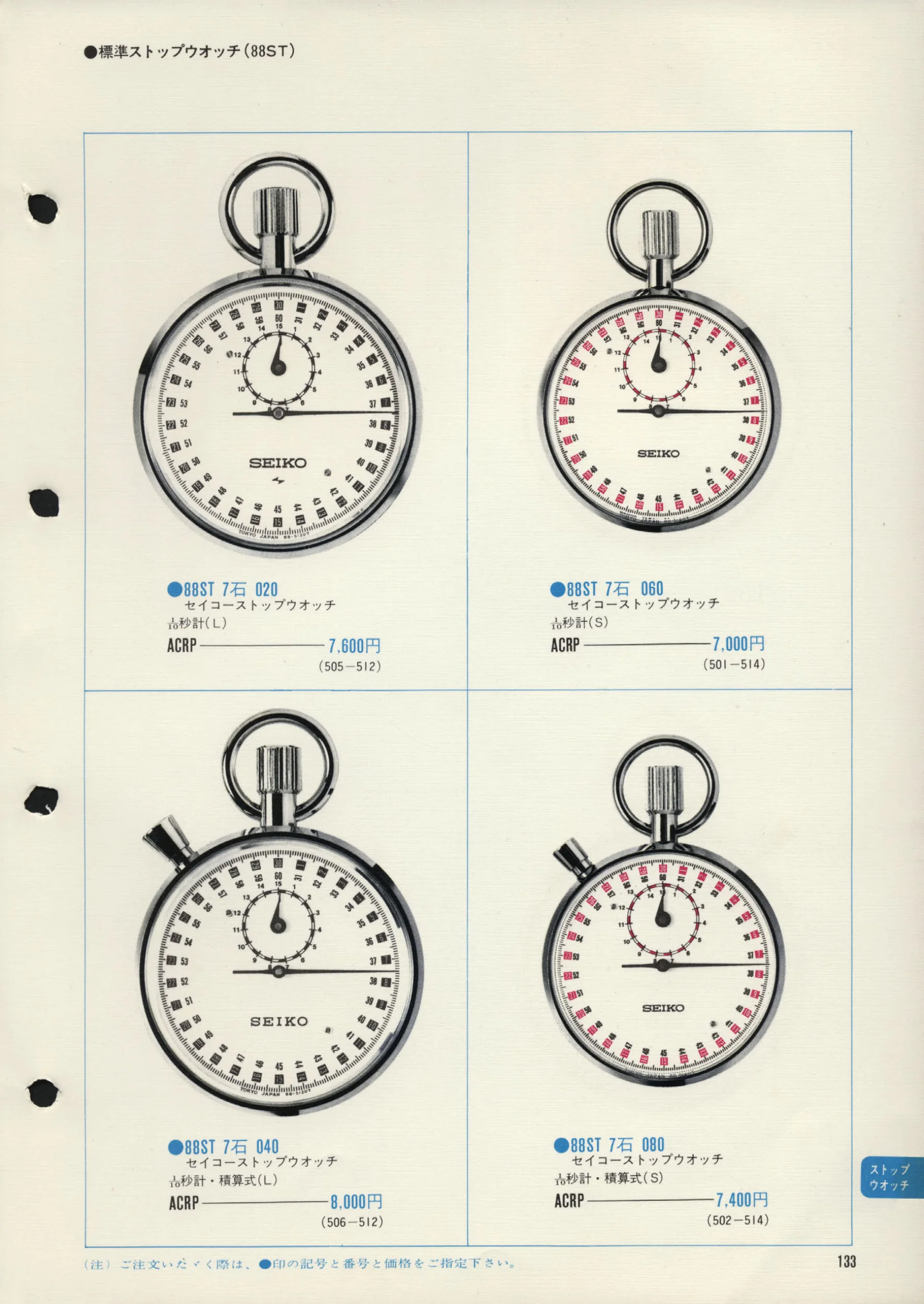 Seiko 1972, Scan page 136. Use the selection controls to identify a watch.