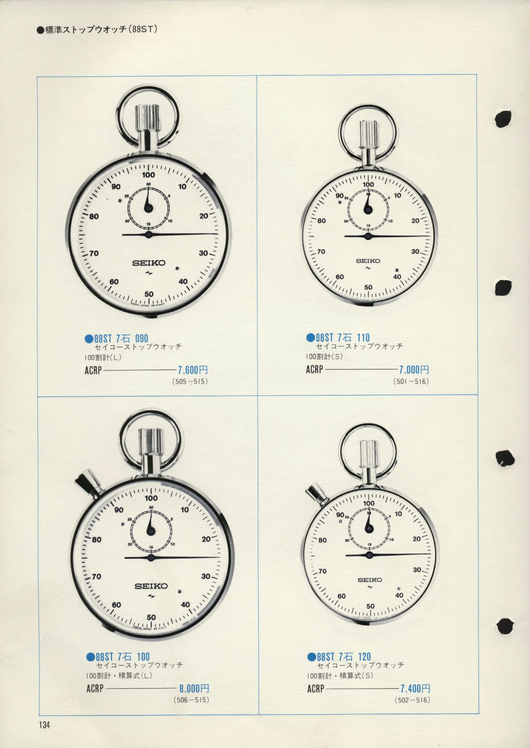Seiko 1972, Scan page 137. Use the selection controls to identify a watch.
