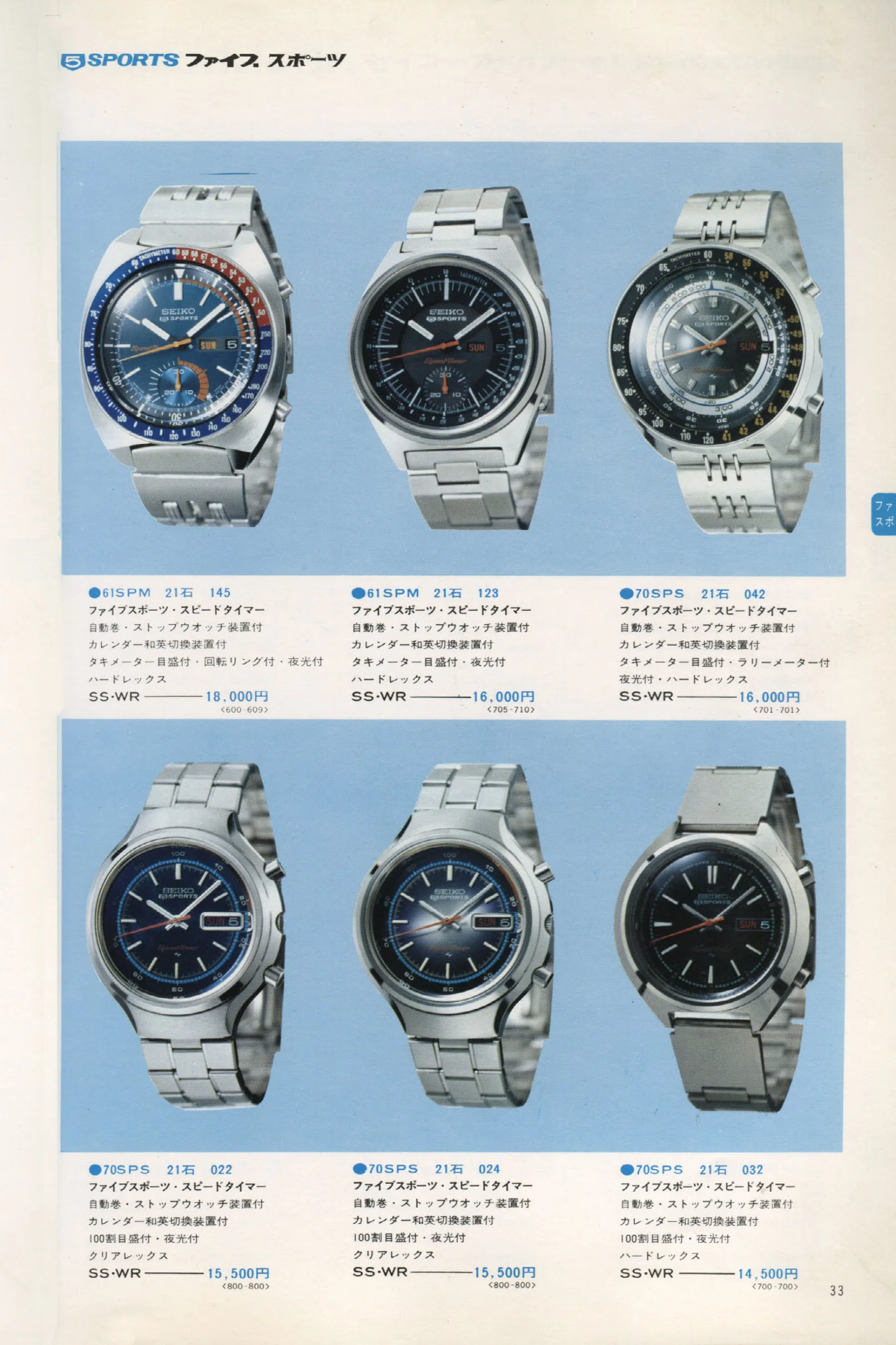 Seiko 1973, Scan page 38. Use the selection controls to identify a watch.