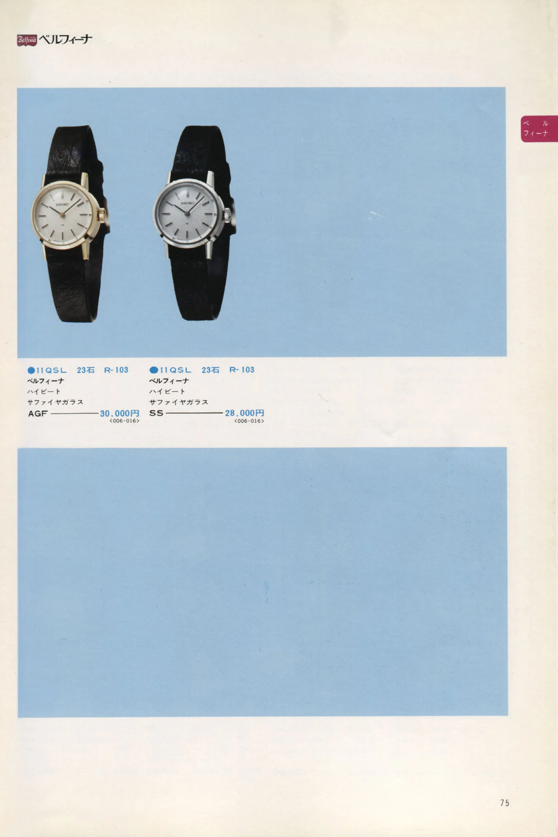 Seiko 1973, Scan page 80. Use the selection controls to identify a watch.