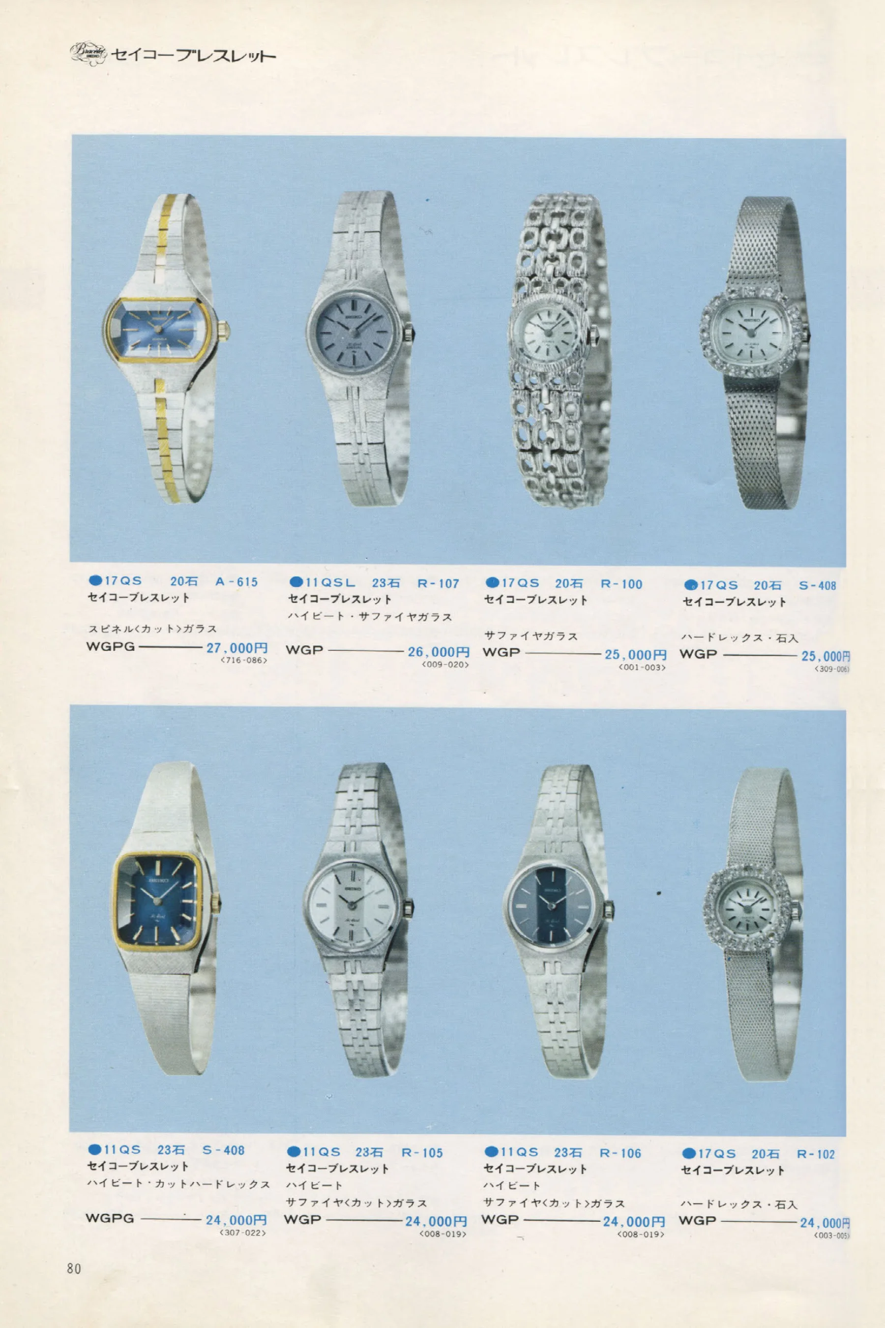 Seiko 1973, Scan page 85. Use the selection controls to identify a watch.