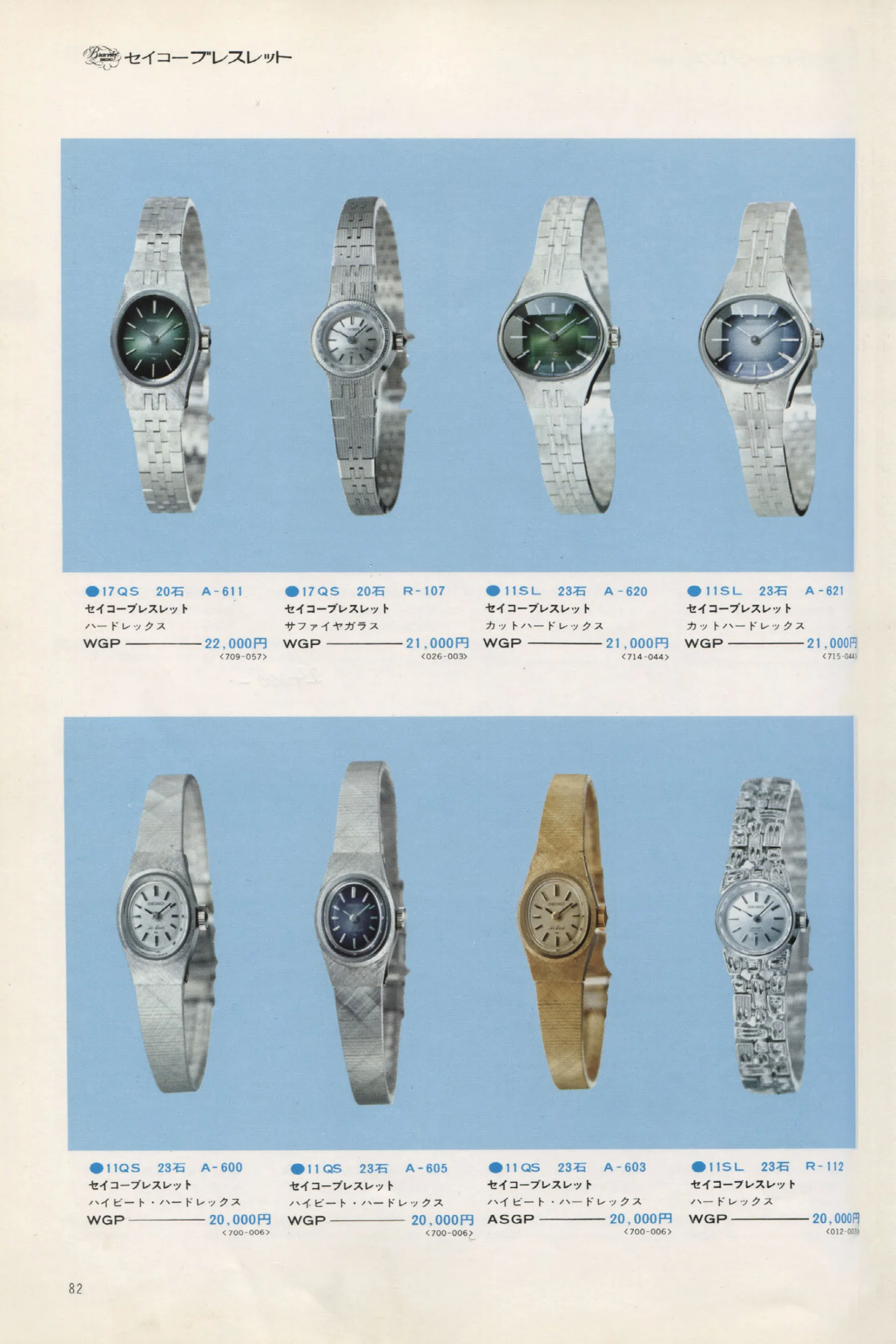 Seiko 1973, Scan page 87. Use the selection controls to identify a watch.