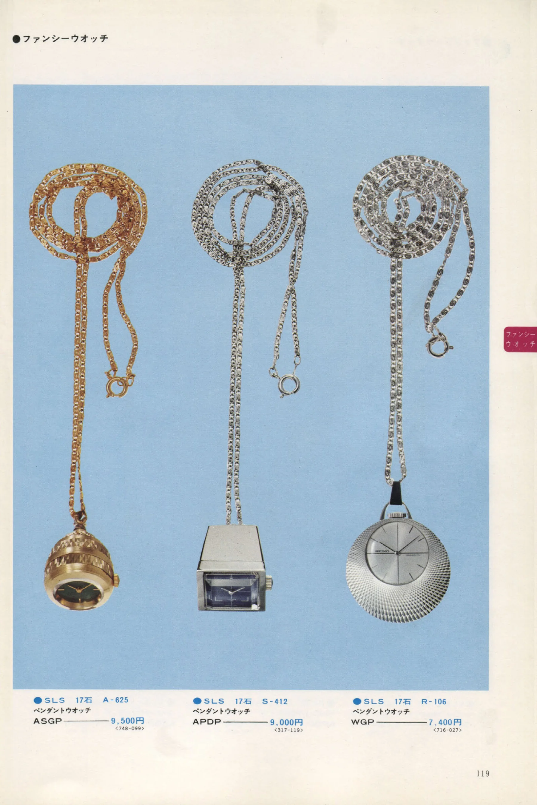 Seiko 1973, Scan page 124. Use the selection controls to identify a watch.