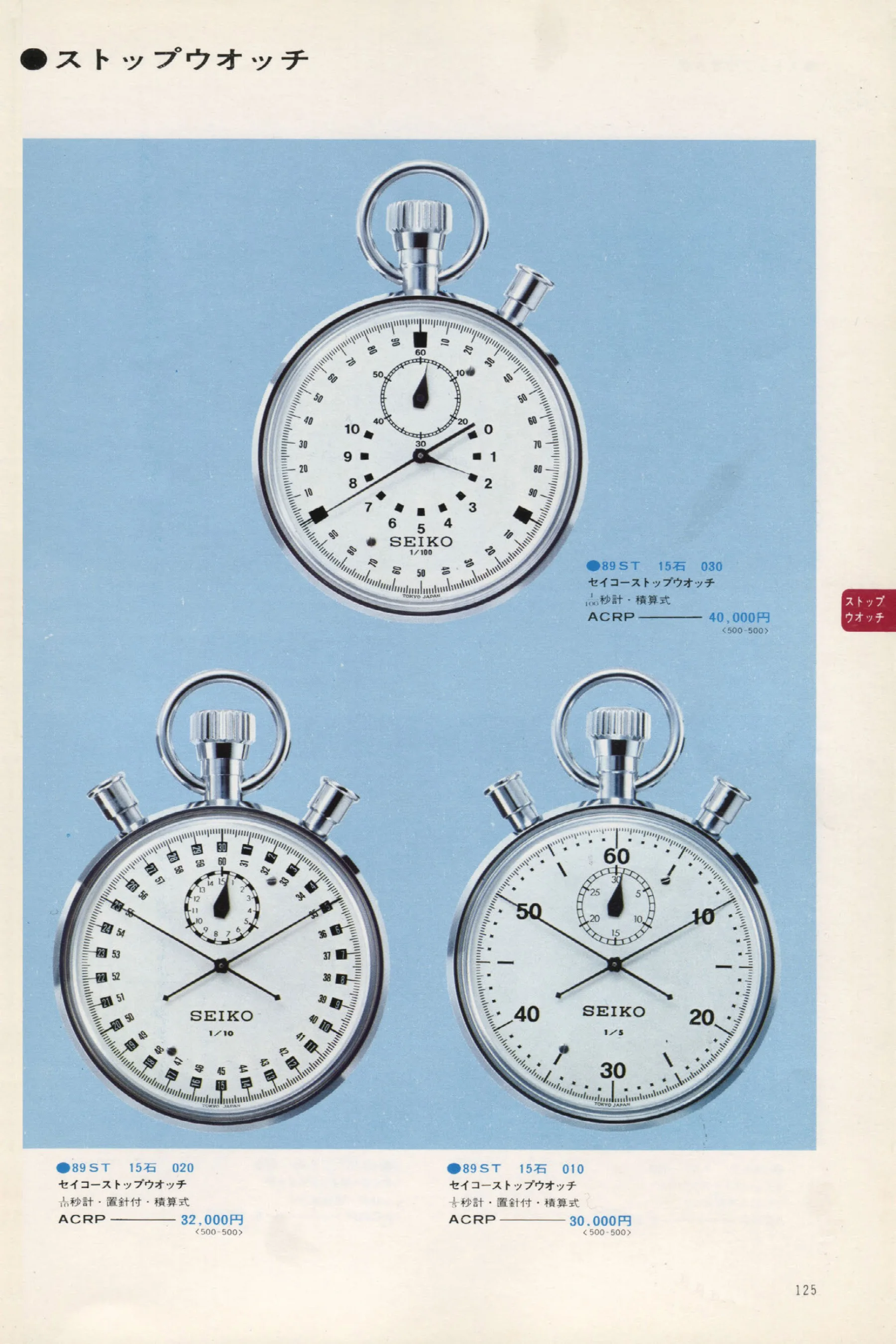 Seiko 1973, Scan page 130. Use the selection controls to identify a watch.