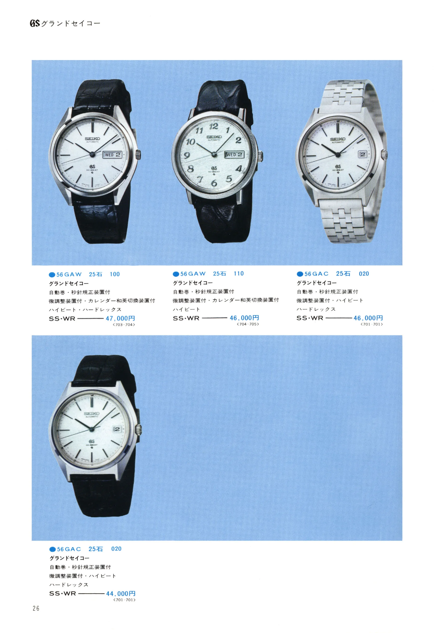 Seiko 1974, Scan page 31. Use the selection controls to identify a watch.