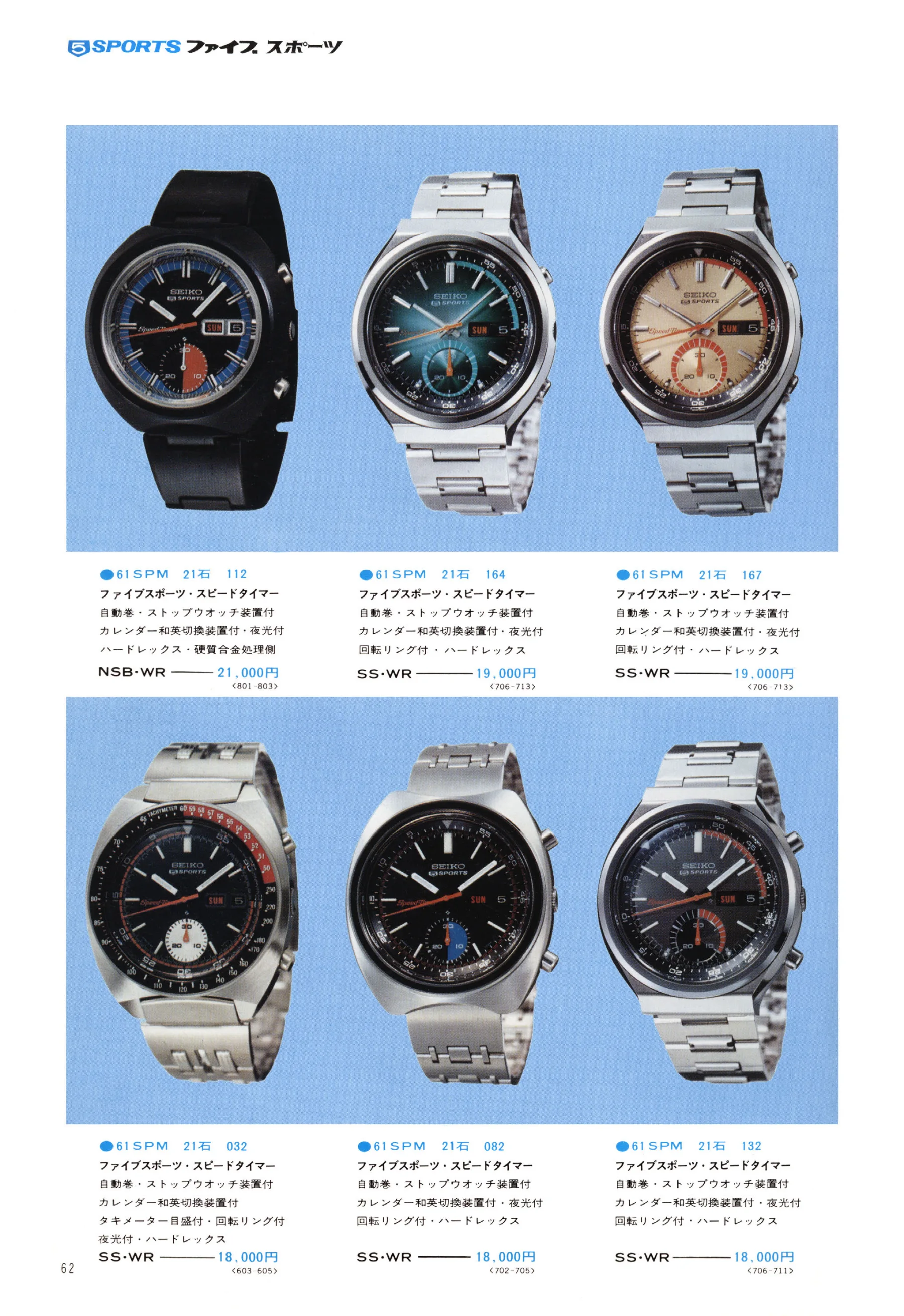 Seiko 1974, Scan page 67. Use the selection controls to identify a watch.