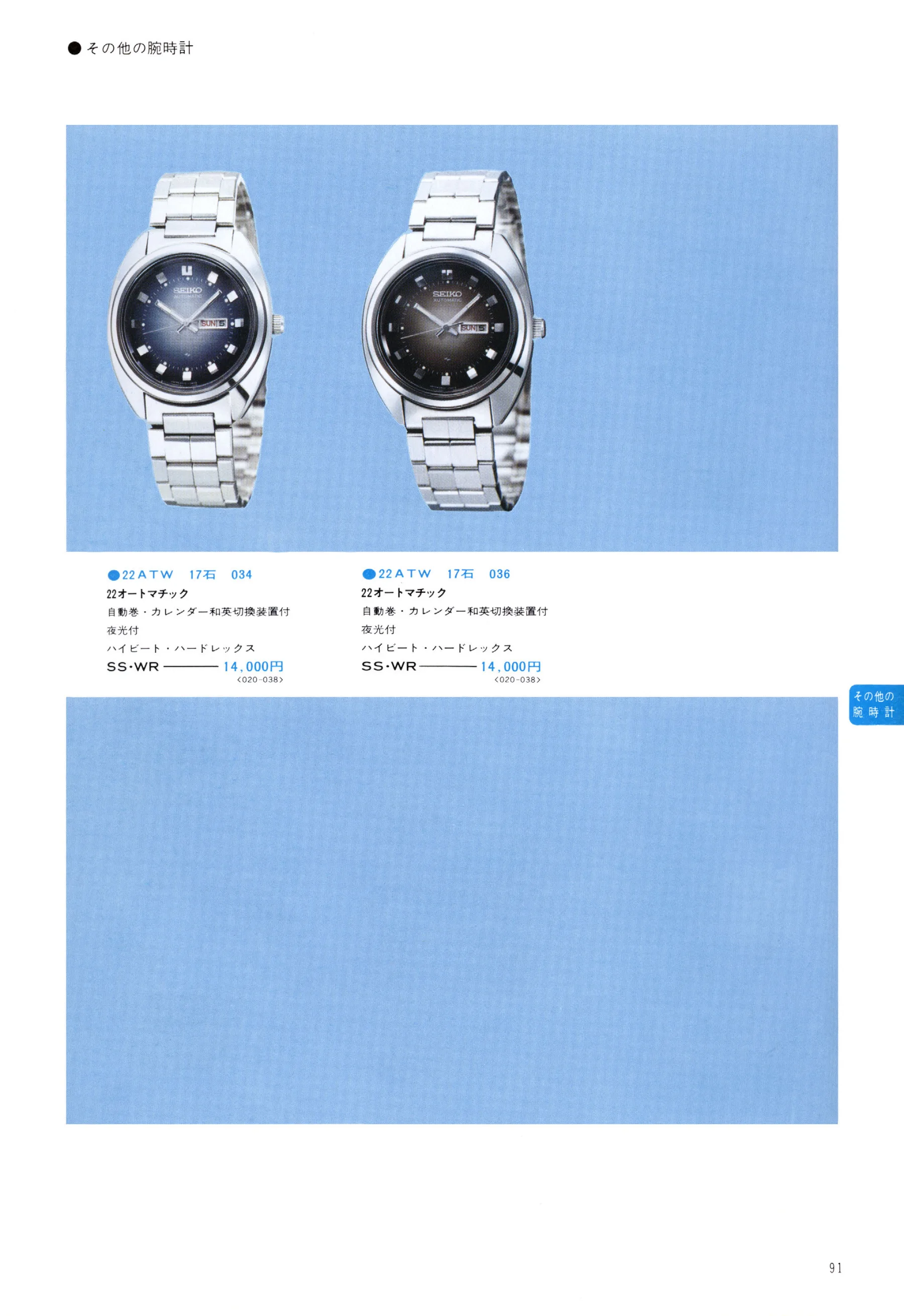 Seiko 1974, Scan page 96. Use the selection controls to identify a watch.
