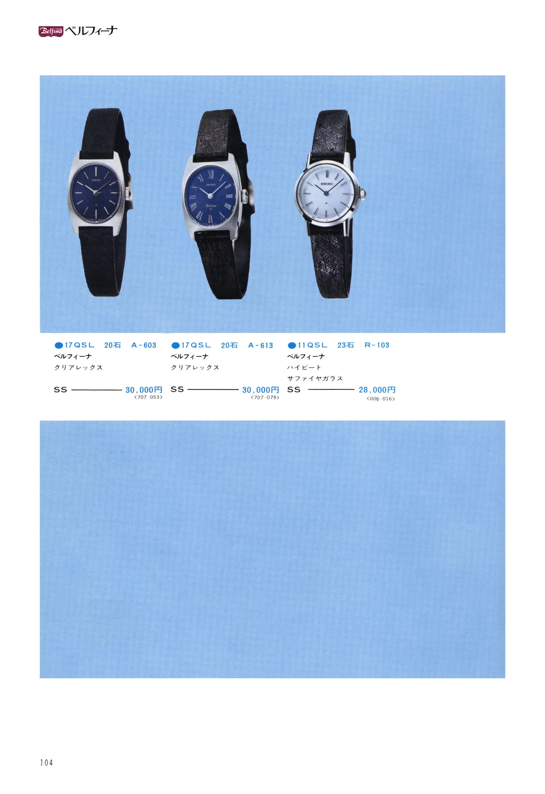 Seiko 1974, Scan page 109. Use the selection controls to identify a watch.