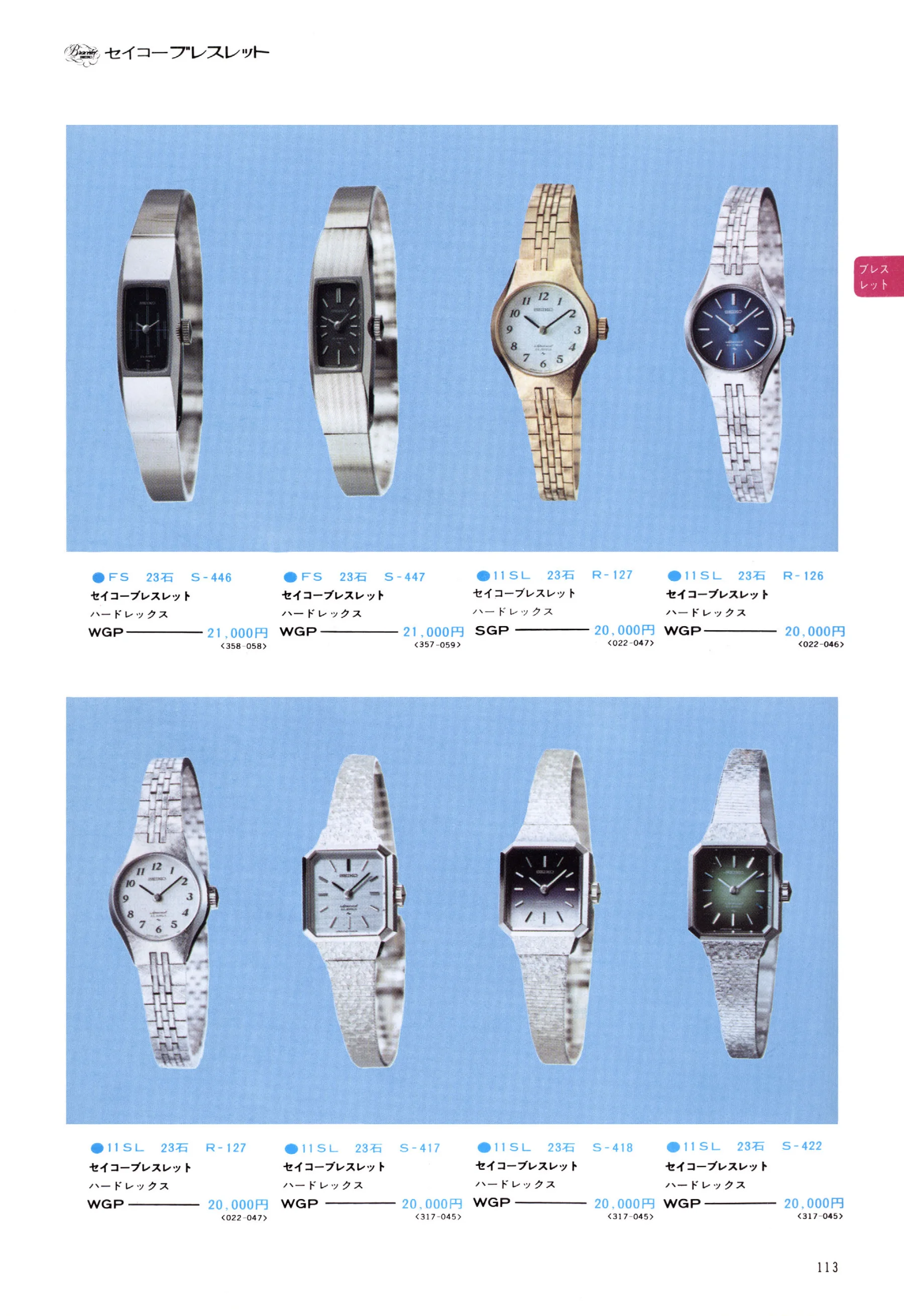 Seiko 1974, Scan page 118. Use the selection controls to identify a watch.