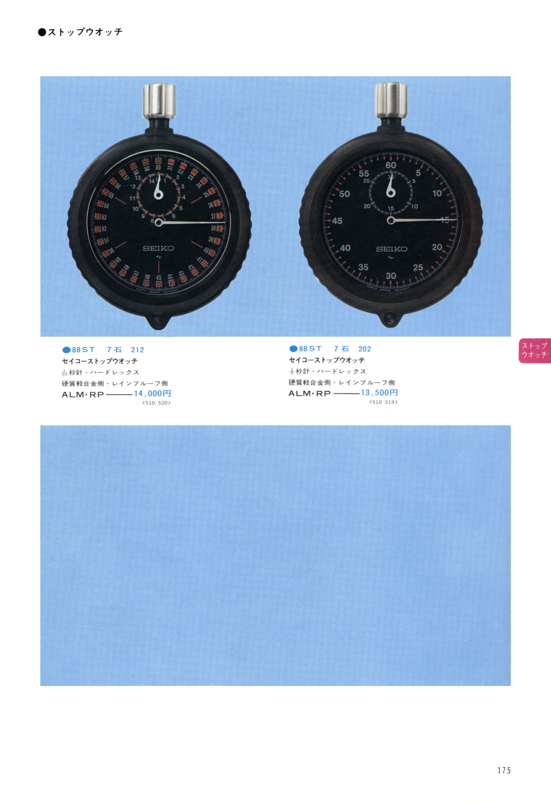 Seiko 1974, Scan page 180. Use the selection controls to identify a watch.