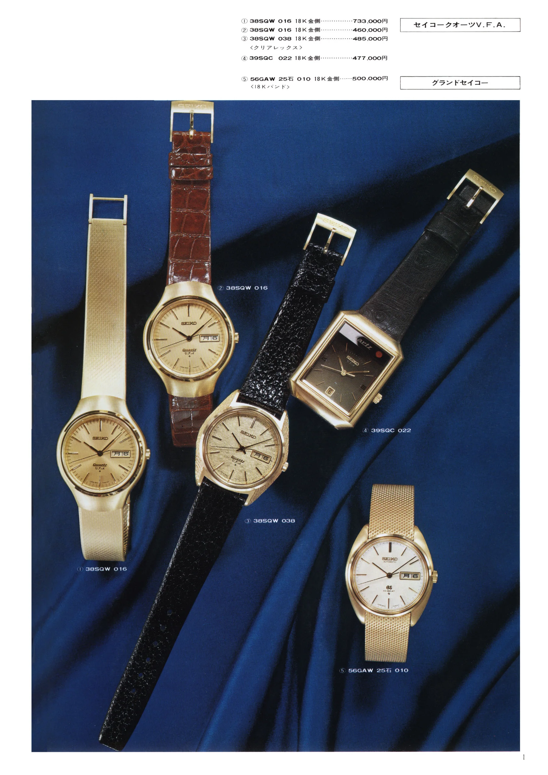 Seiko 1974, Scan page 7. Use the selection controls to identify a watch.