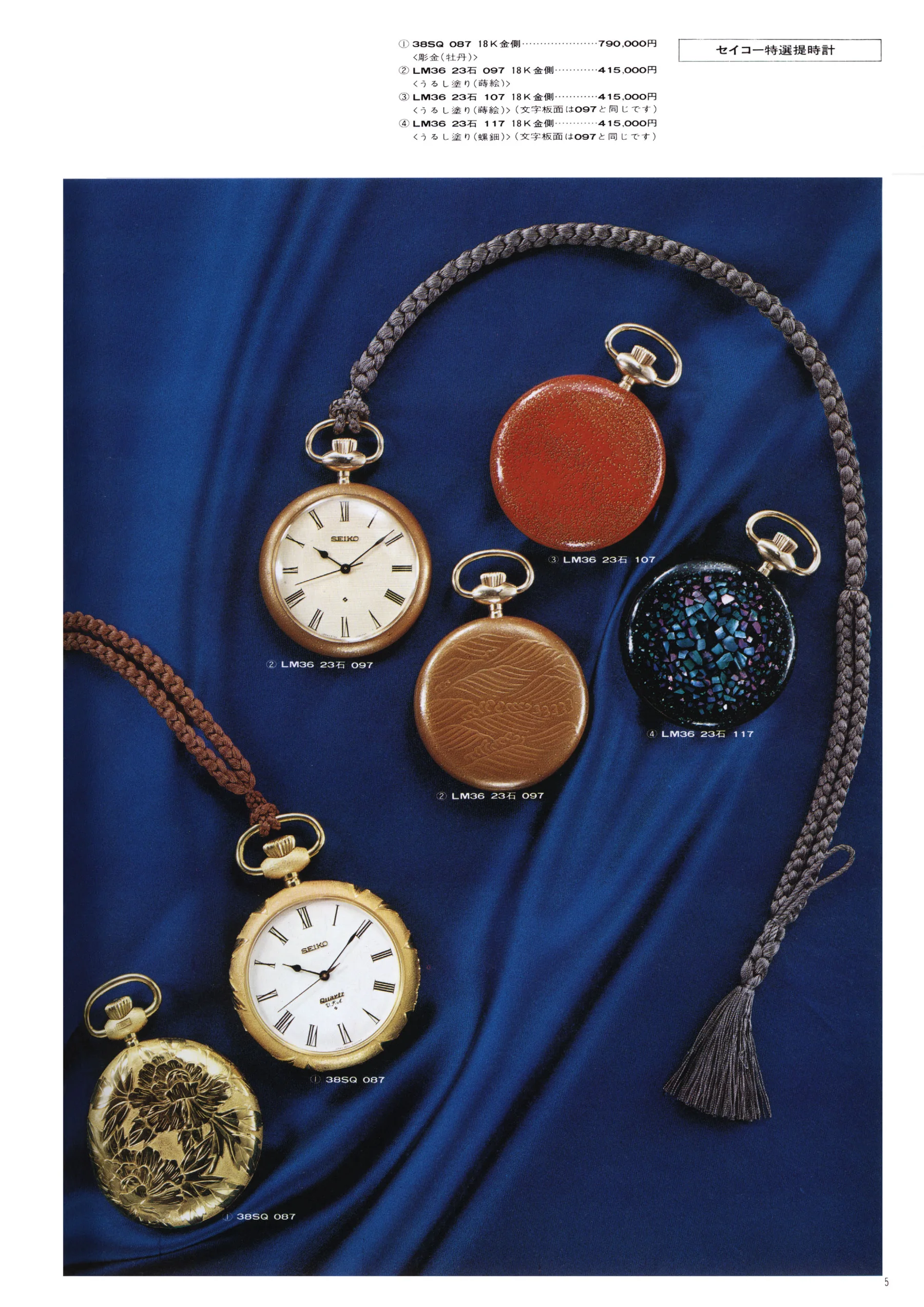 Seiko 1974, Scan page 11. Use the selection controls to identify a watch.