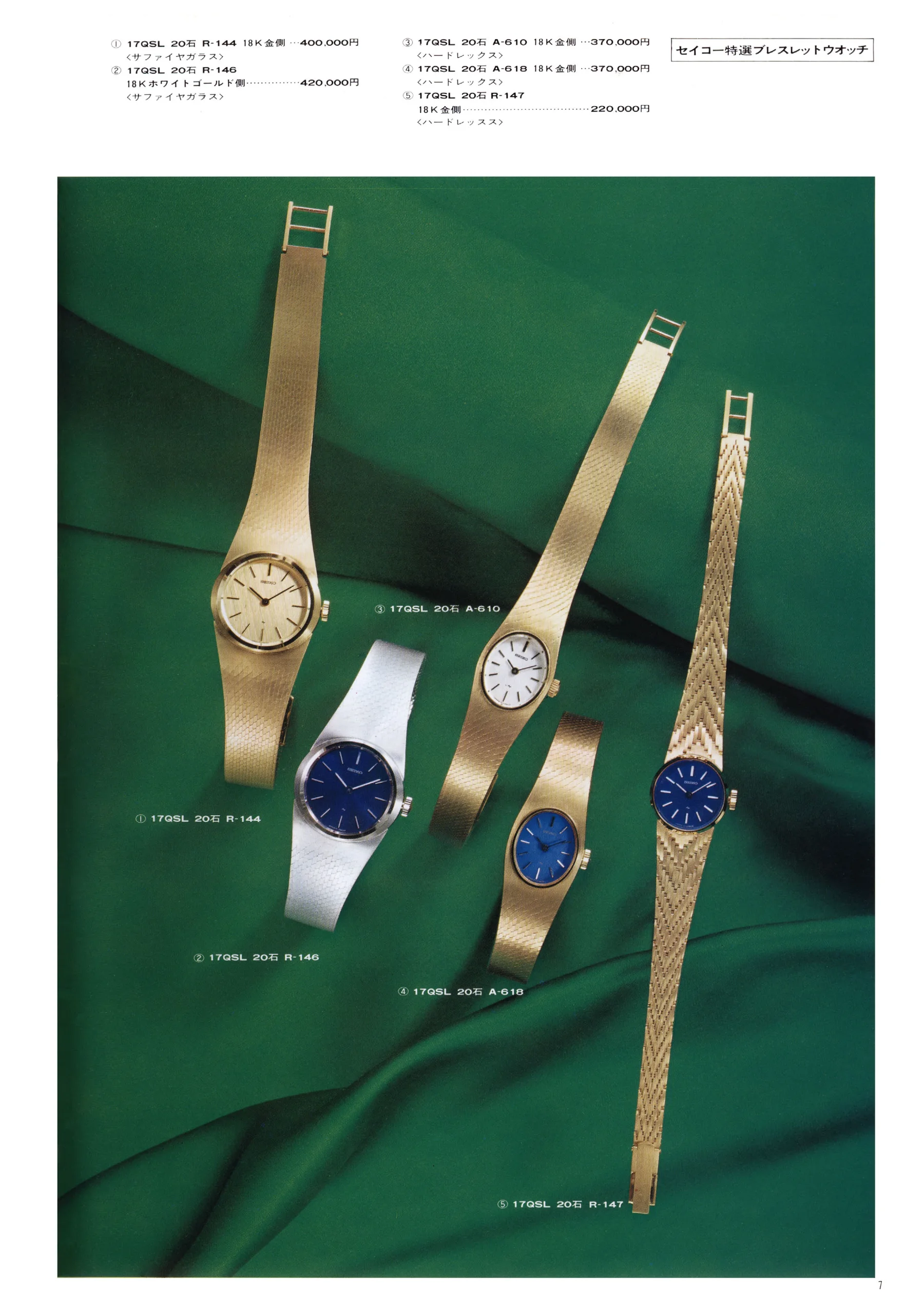 Seiko 1974, Scan page 13. Use the selection controls to identify a watch.