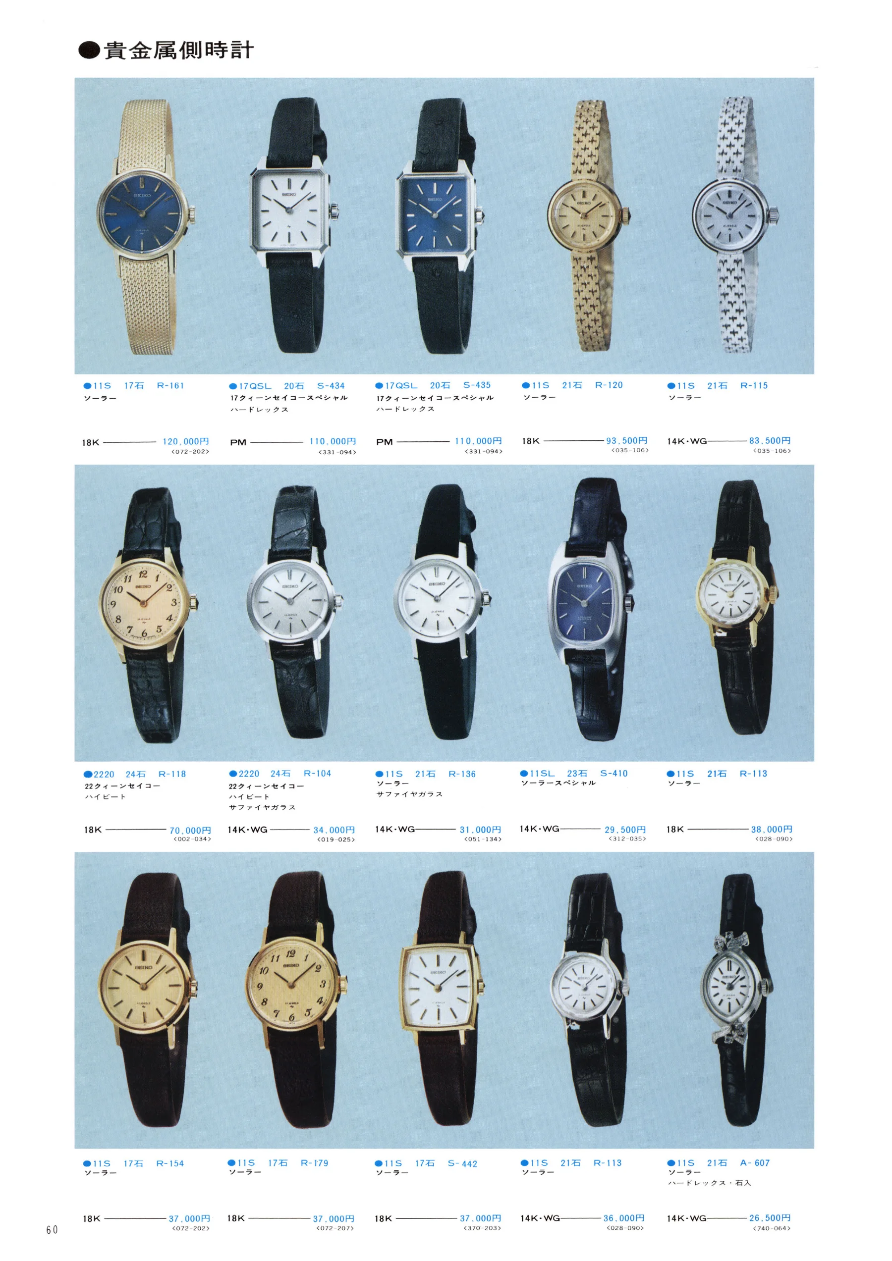 Seiko 1974, Scan page 66. Use the selection controls to identify a watch.