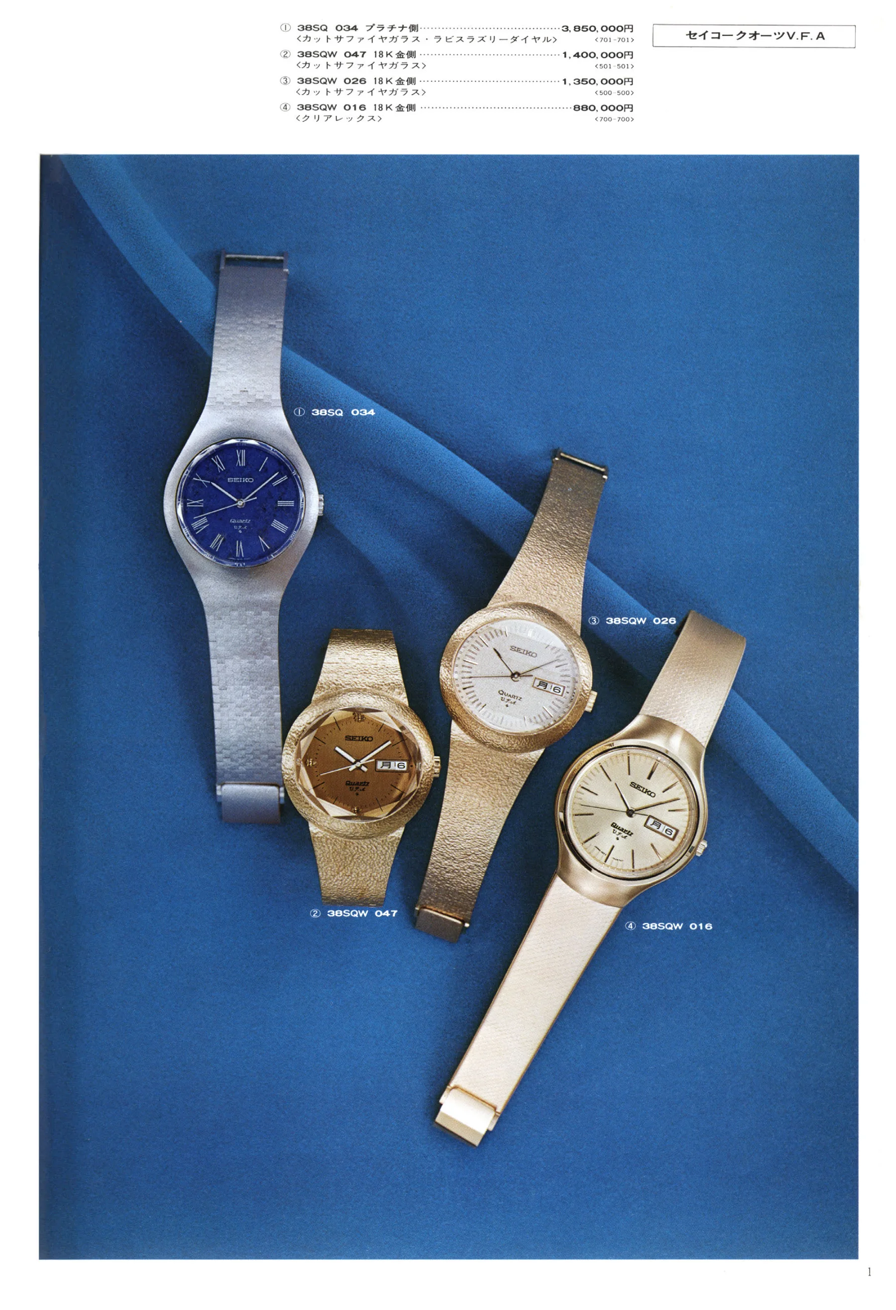 Seiko 1975, Scan page 5. Use the selection controls to identify a watch.