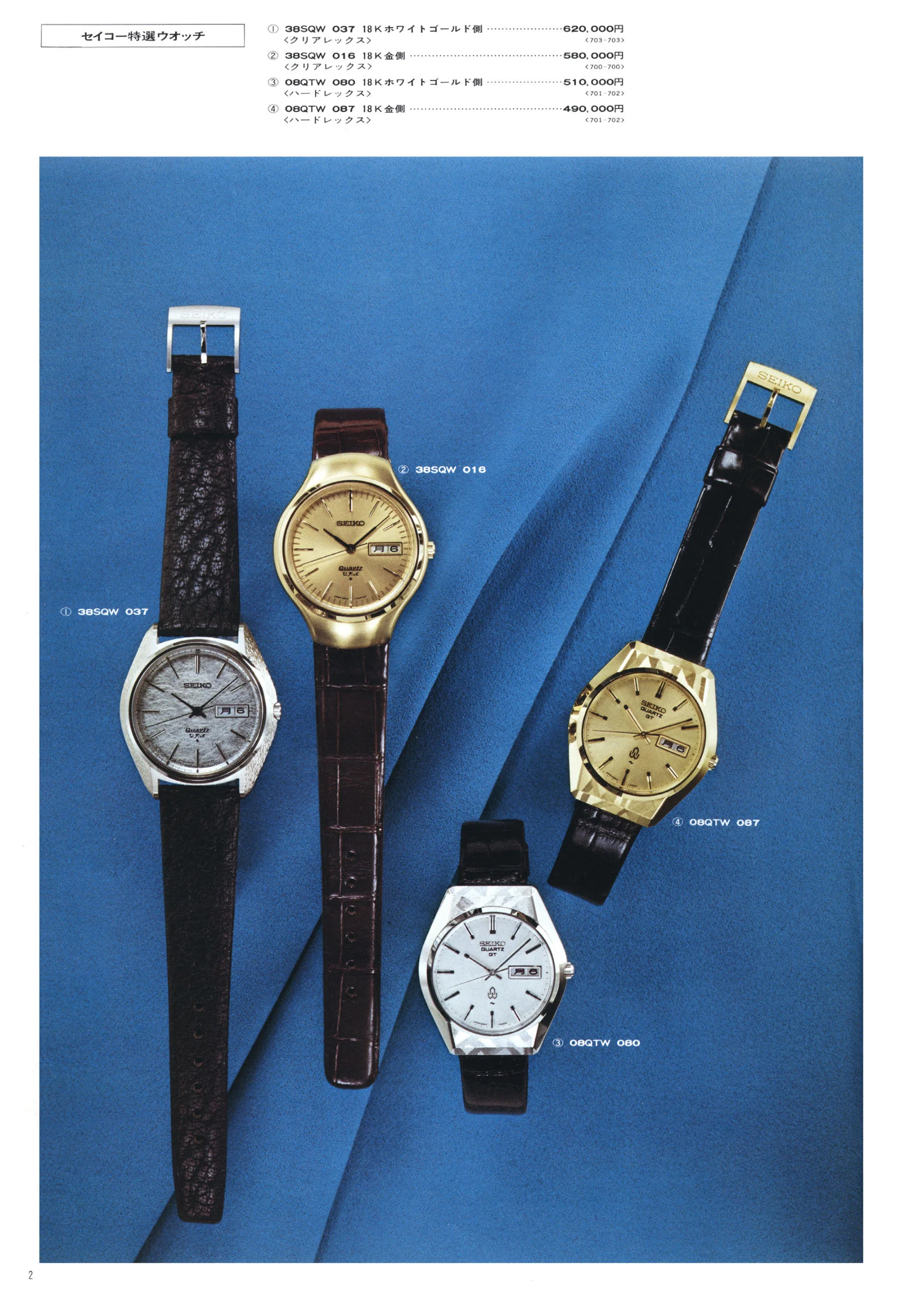 Seiko 1975, Scan page 6. Use the selection controls to identify a watch.
