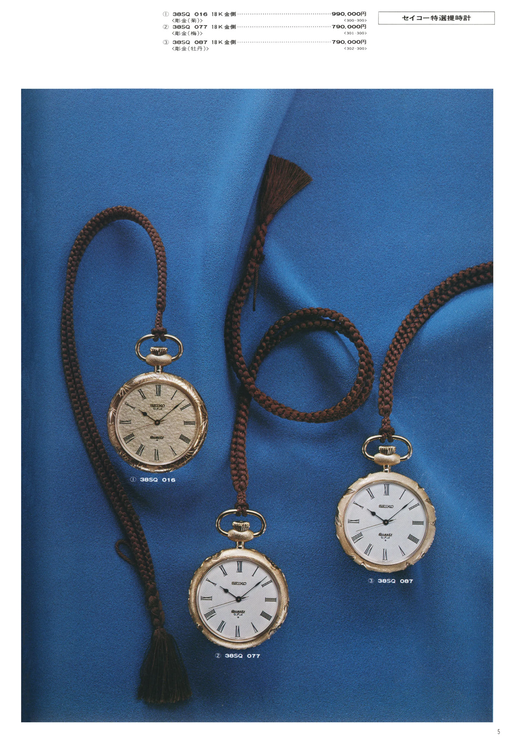 Seiko 1975, Scan page 9. Use the selection controls to identify a watch.