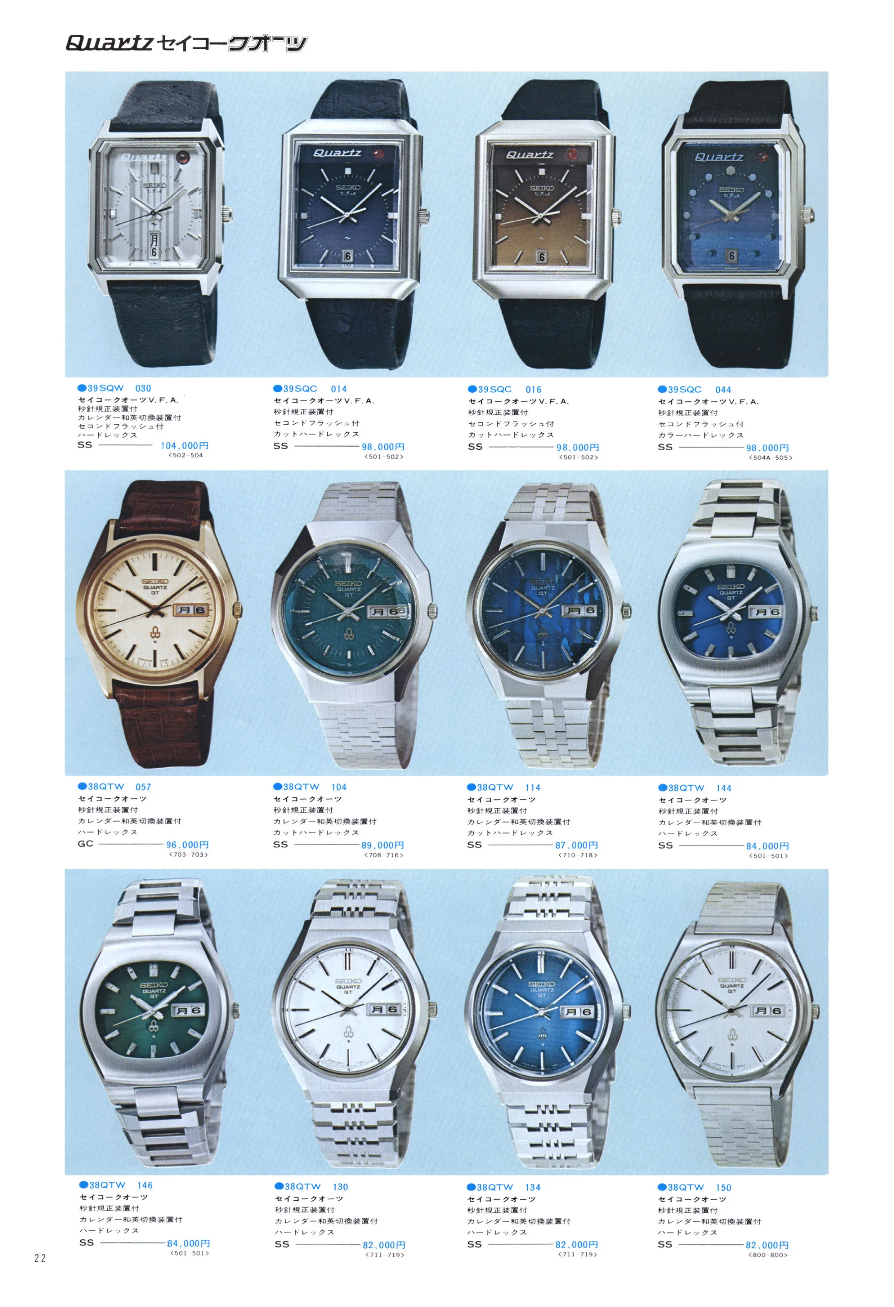 Seiko 1975, Scan page 26. Use the selection controls to identify a watch.