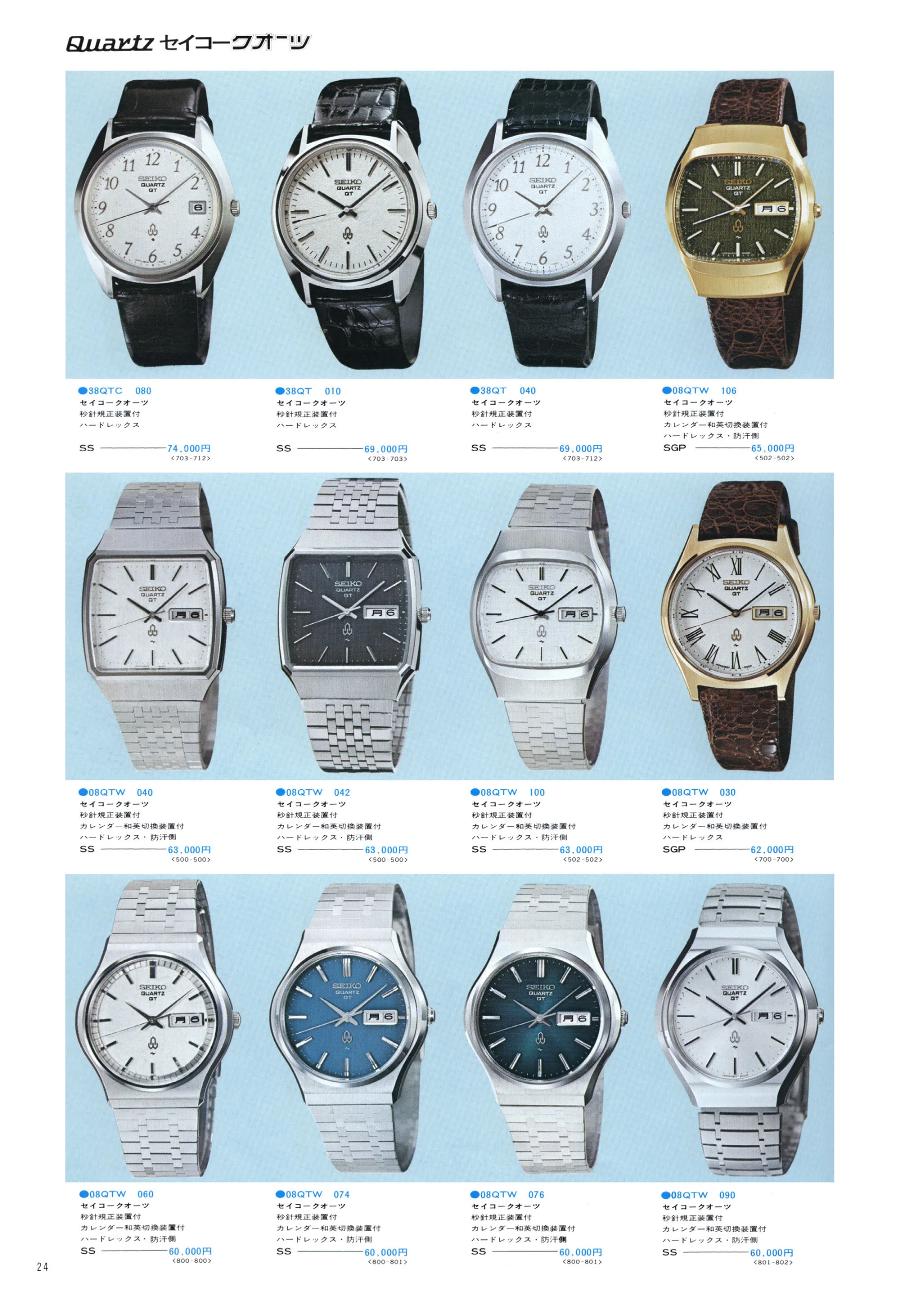 Seiko 1975, Scan page 28. Use the selection controls to identify a watch.