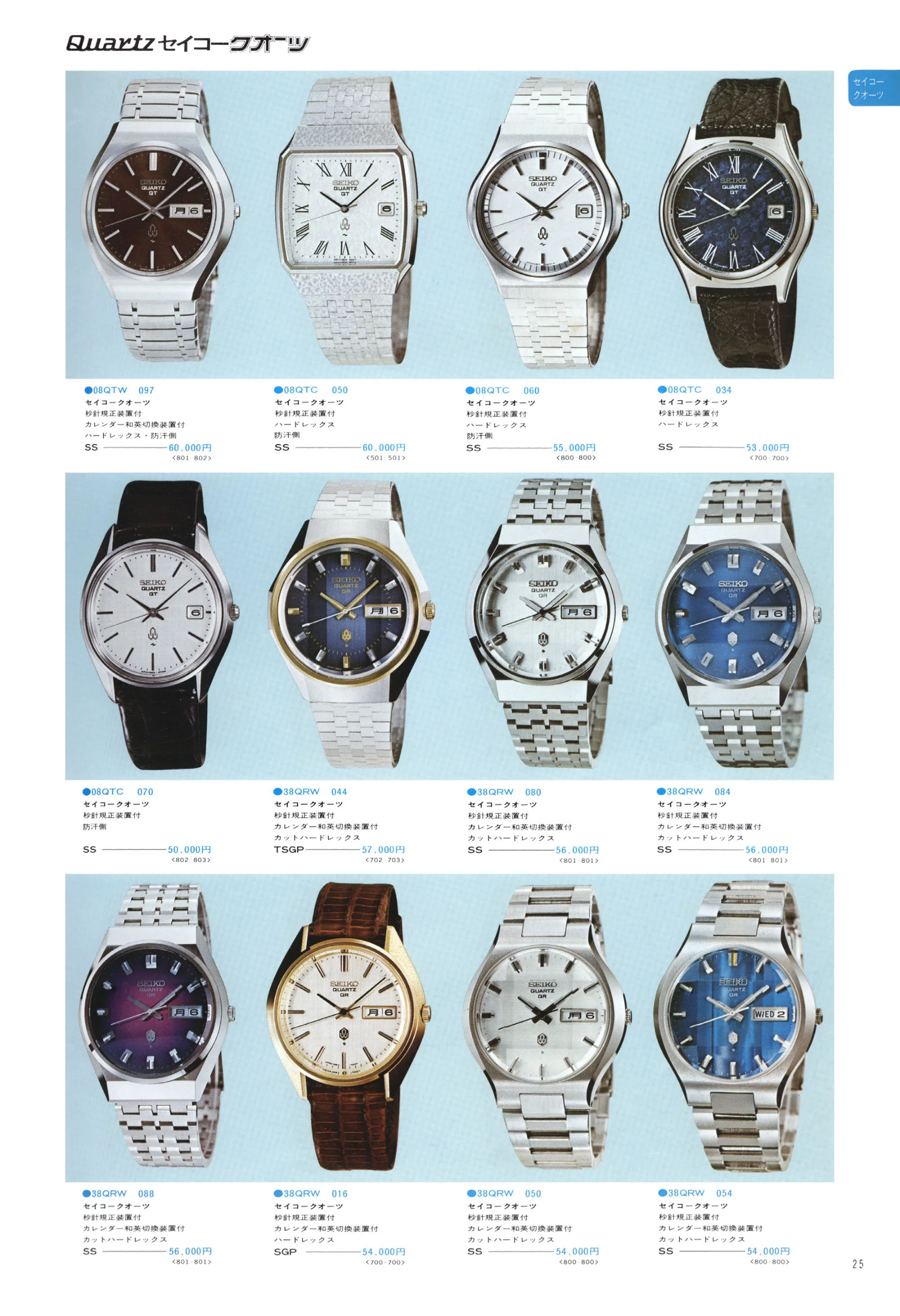 Seiko 1975, Scan page 29. Use the selection controls to identify a watch.